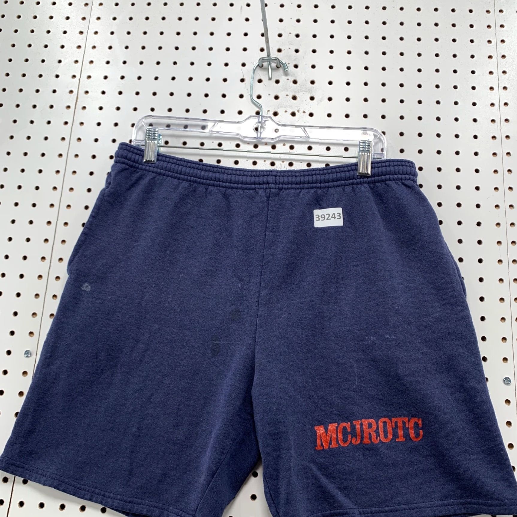 Jerzees VINTAGE Jerzees MCJROTC Sweat Shorts Mens Large 32x7 Blue Fleece Military USA Shorts Mens Large Blue 1990s MCJROTC Size US 33 - 4 Thumbnail