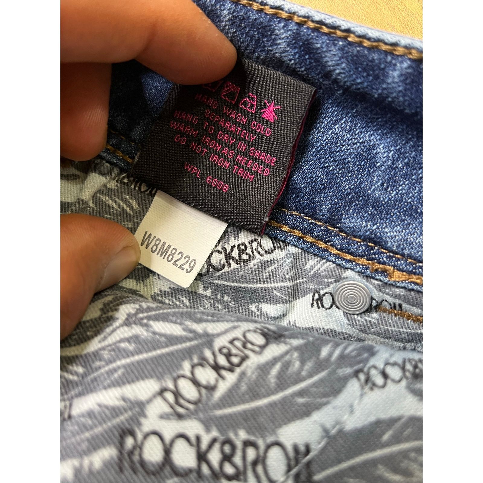 Vintage Rock & Roll Jeans Women’s Sz 27X32 Denim Mid Rise Flare Y2K Size 27" / US 4 / IT 40 - 10 Thumbnail