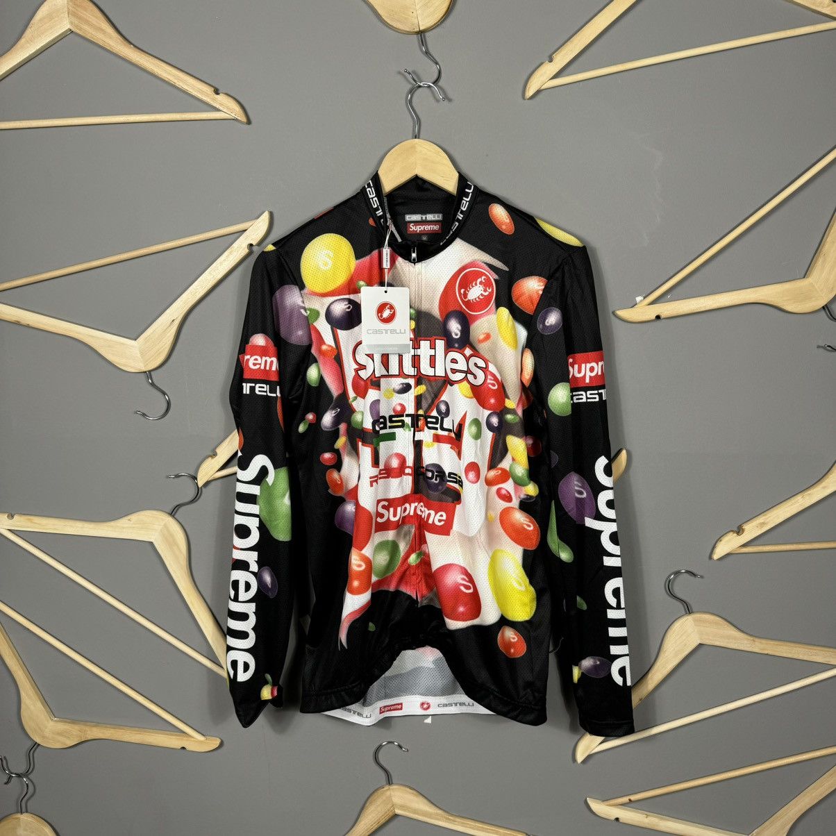 Cycle Supreme Castelli Supreme Skittles Rosso Corsa Cycling Jersey NEW Grailed