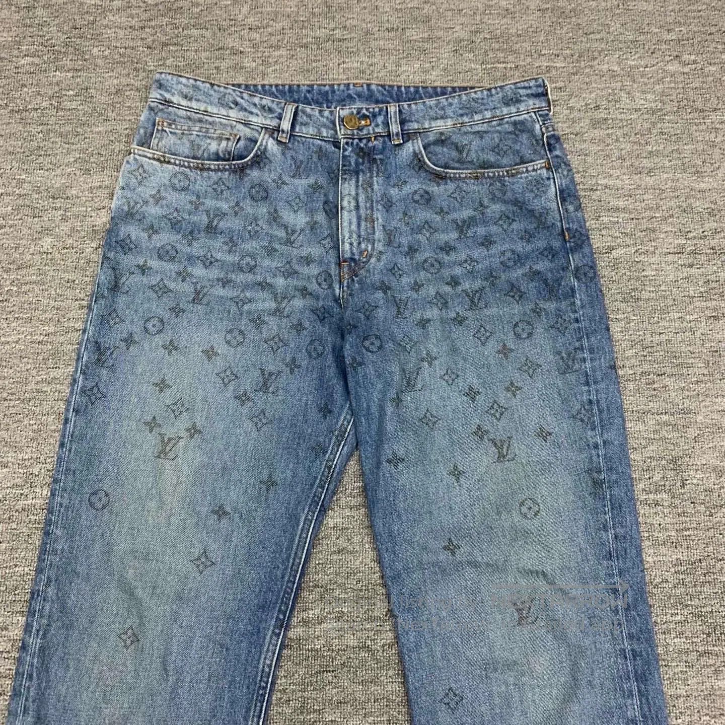 Louis Vuitton lv monogram gradient denim jeans size 33. Size US 33 - 8 Thumbnail