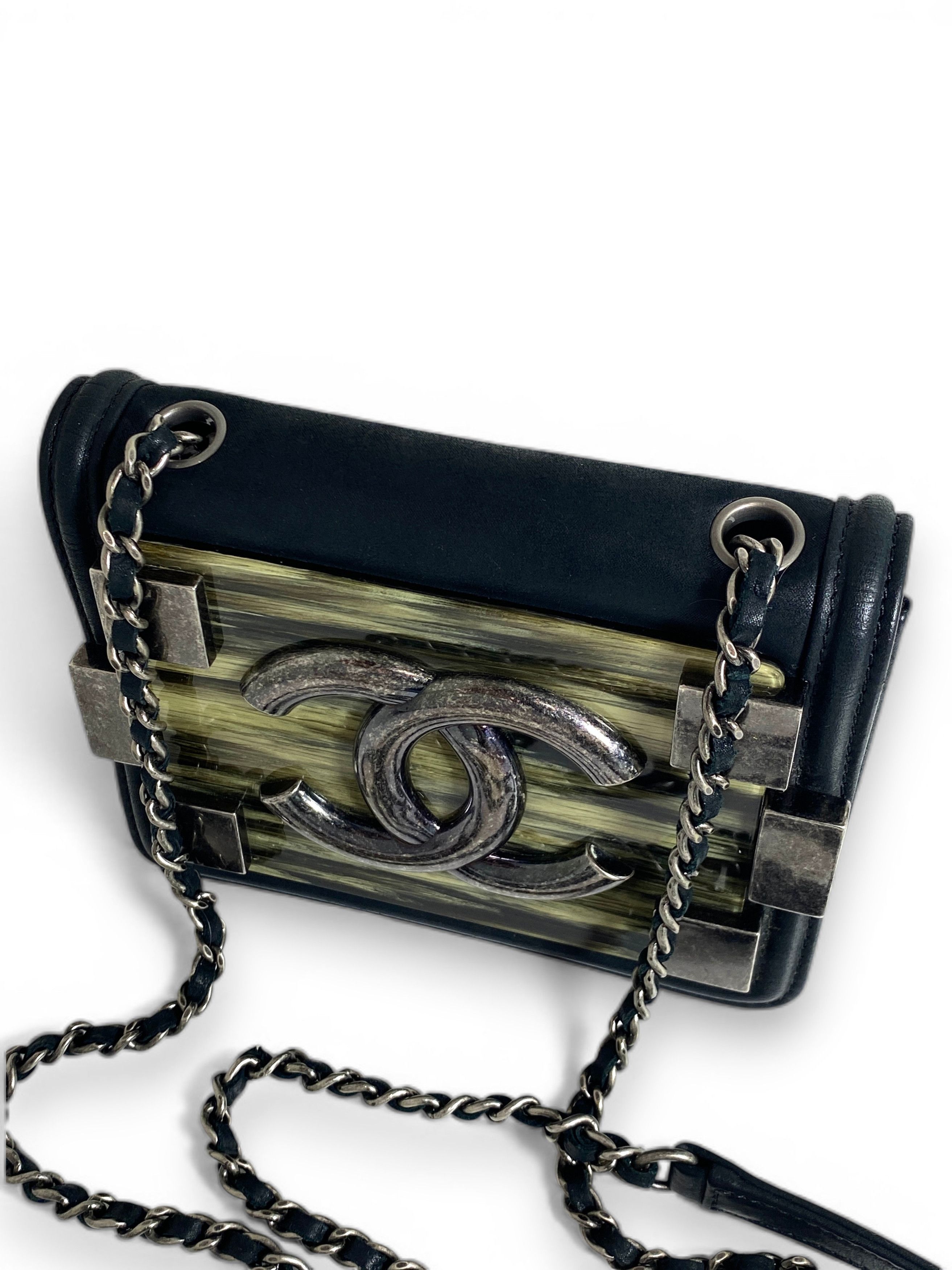 Chanel Chanel CC Logo Boy Brick Leather Flap Shoulder Cross Bag Size ONE SIZE - 14 Thumbnail