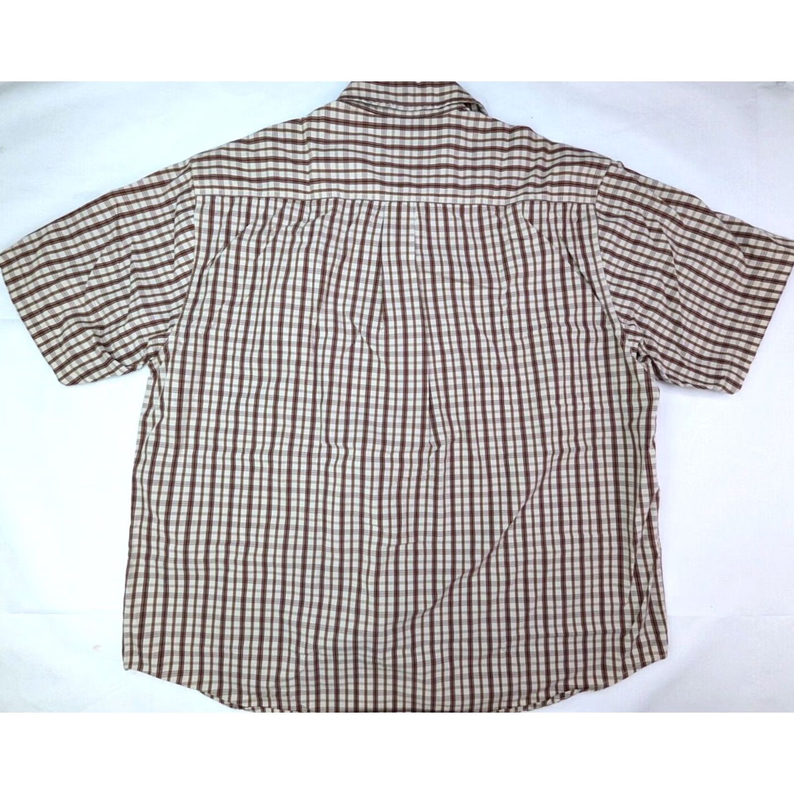 Carhartt Carhartt Short Sleeve Button Shirt Men XL Plaid Brown Work Casual Comfort Size US XL / EU 56 / 4 - 7 Thumbnail