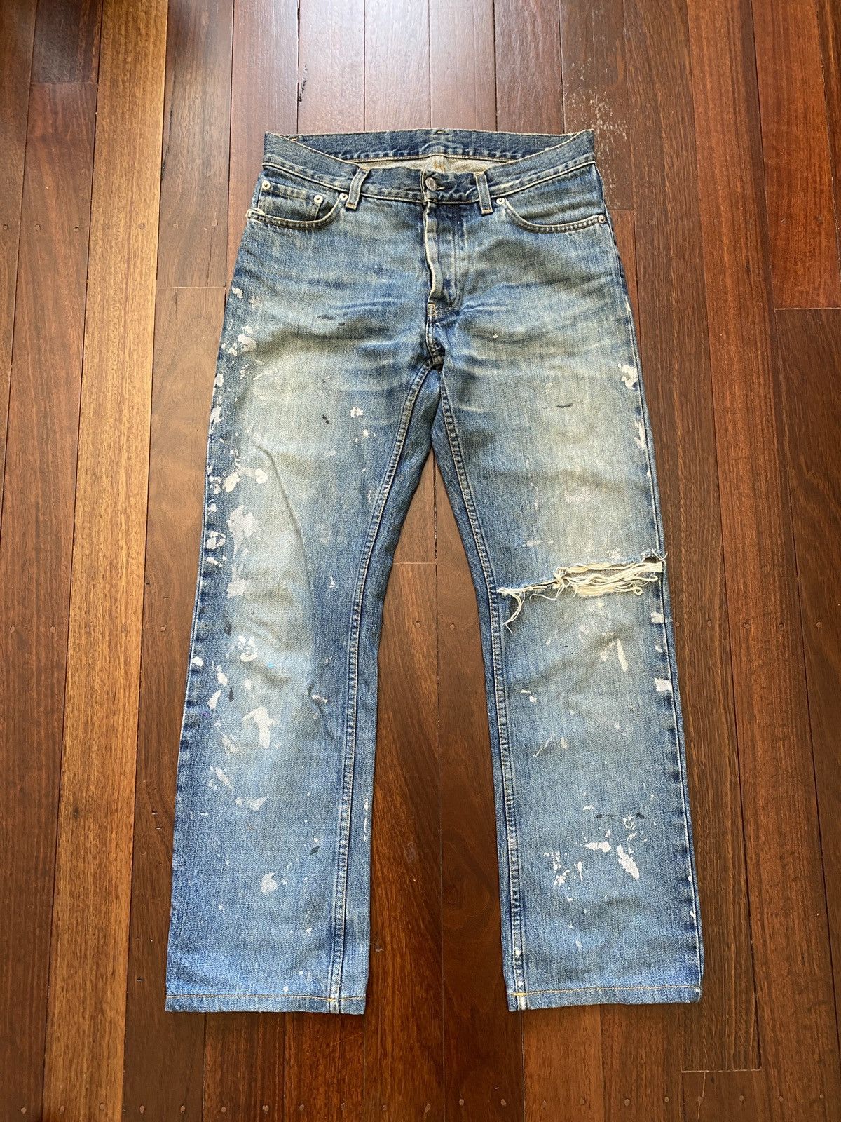 image of 1998 Helmut Lang Painter Jeans in Blue, Men's (Size 30)