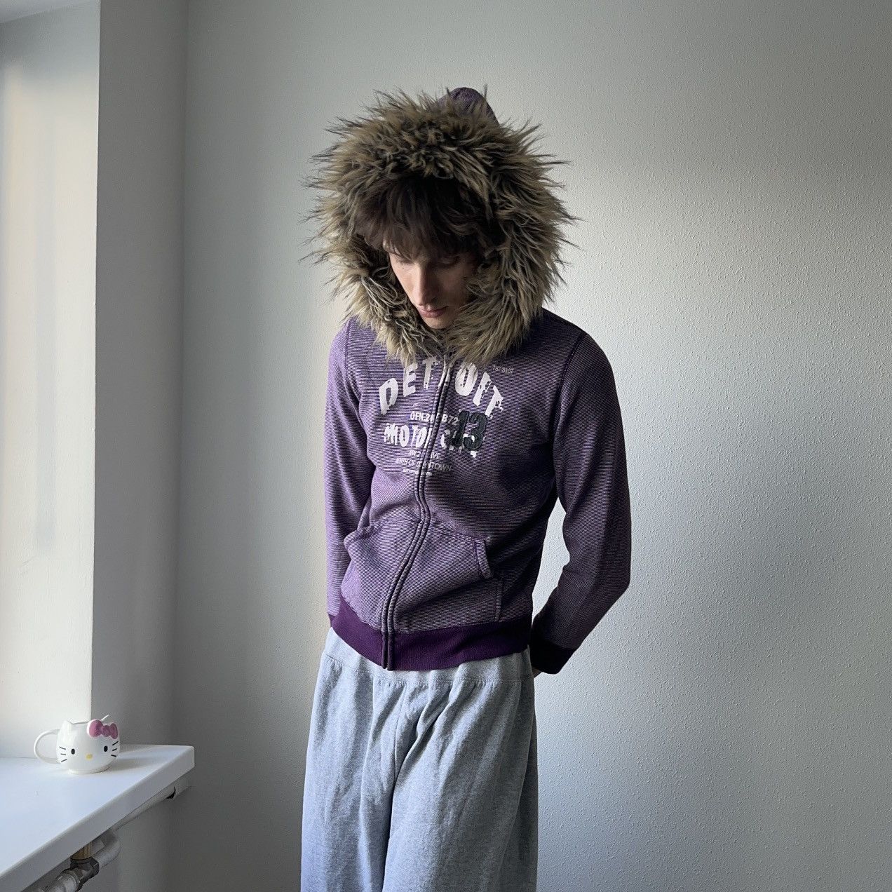 Hysteric Glamour Detroit LGB If Six Was Nine Style Faux Fur Zip Hoodie Jacket Size US S / EU 44-46 / 1 - 3 Thumbnail