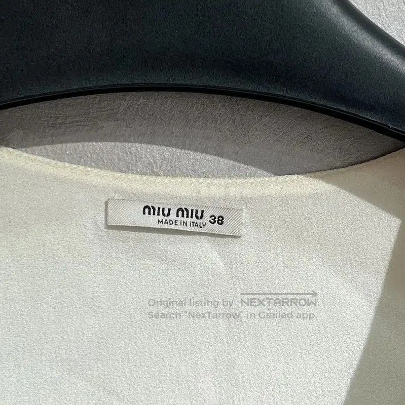 Miu Miu Miu Miu Black Polyester Dress with Collar . Size M / US 6-8 / IT 42-44 - 3 Thumbnail