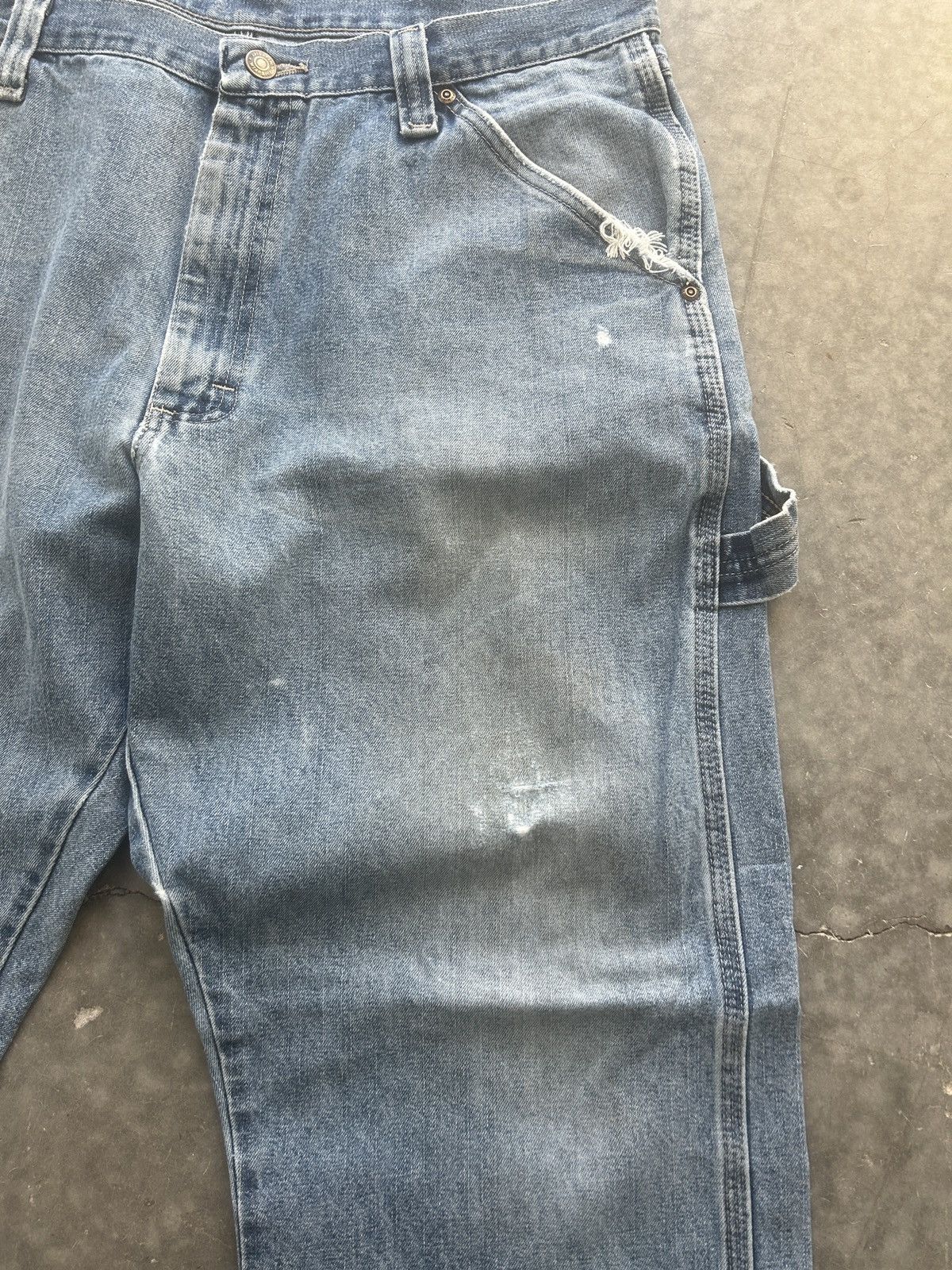 Vintage × Wrangler Vintage Y2K Carhartt Style Baggy Carpenter Jeans Size US 36 / EU 52 - 8 Thumbnail