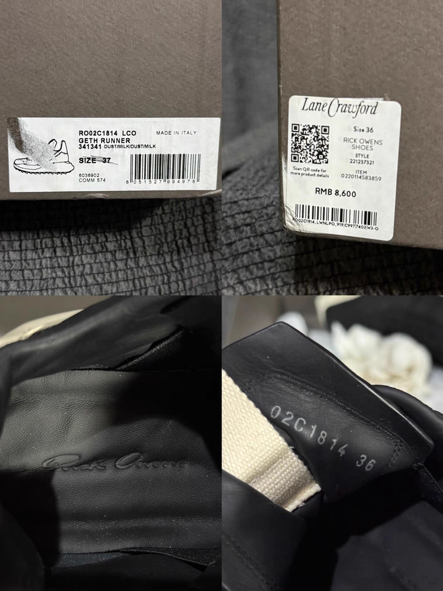Rick Owens Rick Owens 23FW mainline platform sneakers Size US 6 / IT 36 - 9 Thumbnail