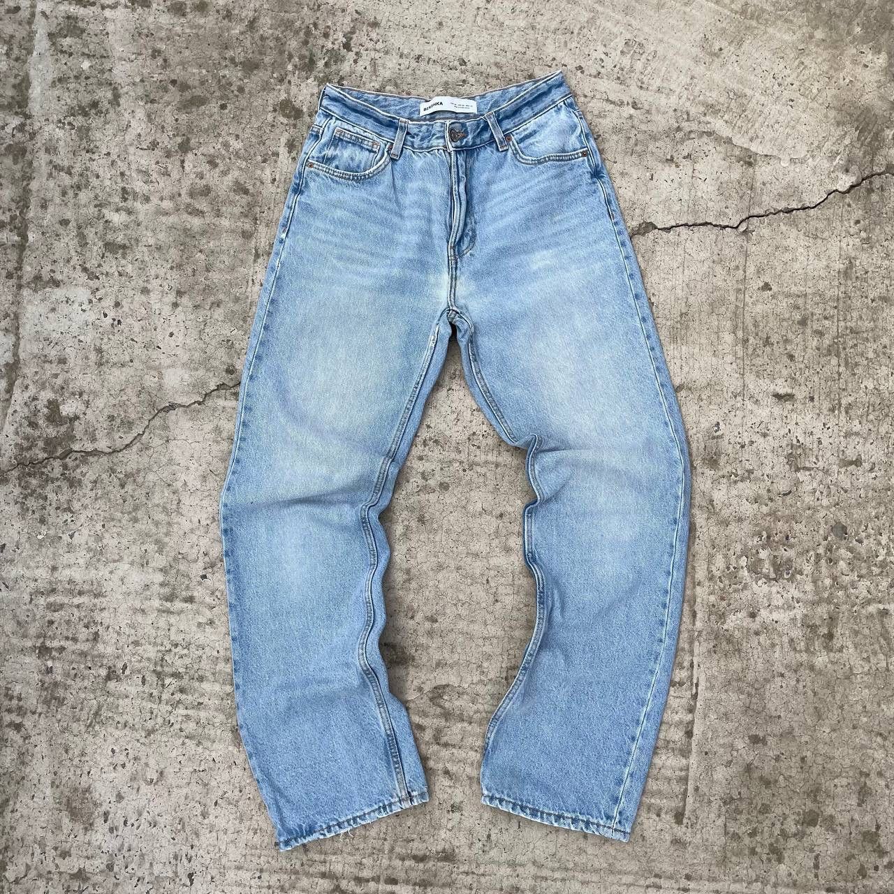 Bershka Vintage Women’s Baggy Crazy Fit Jeans Rap Bershka USA 4 Size 27" / US 4 / IT 40 - 1 Thumbnail