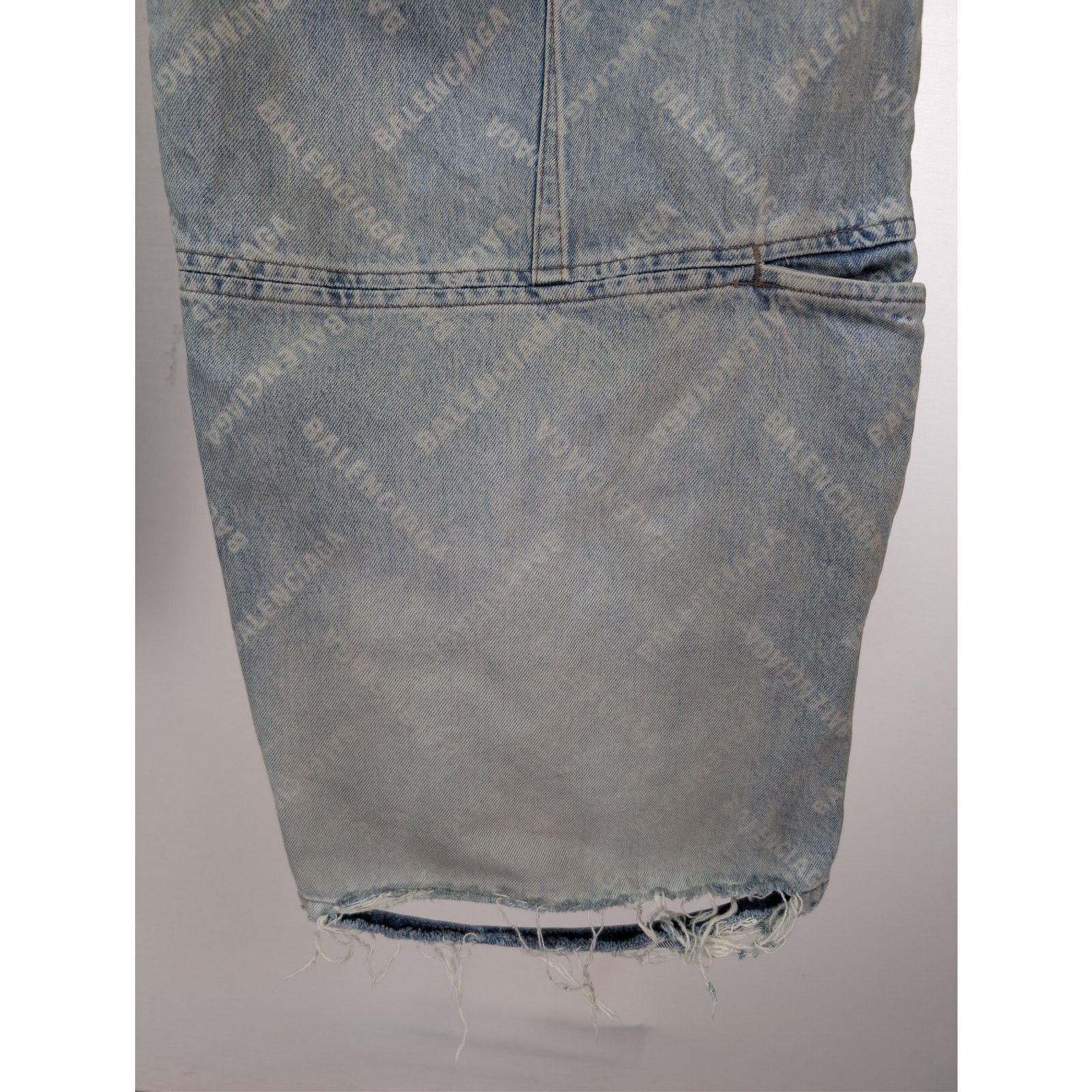 Balenciaga o1rshd1 Cargo Pants in Blue Size US 32 / EU 48 - 16 Thumbnail