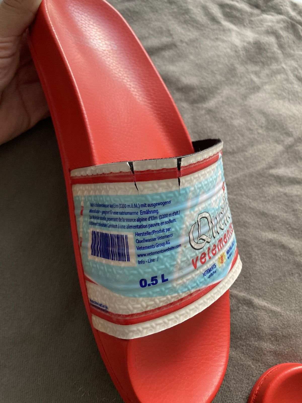 Vetements Vetements water bootle print slides Size US 12 / EU 45 - 5 Thumbnail