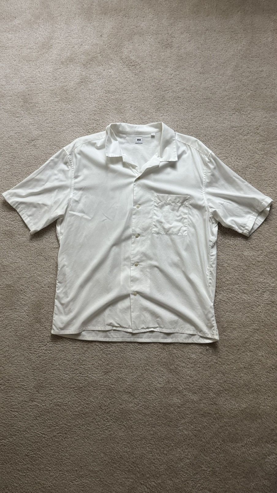 Uniqlo Uniqlo Short Sleeve Button Up Shirt Size US L / EU 52-54 / 3 - 1 Thumbnail