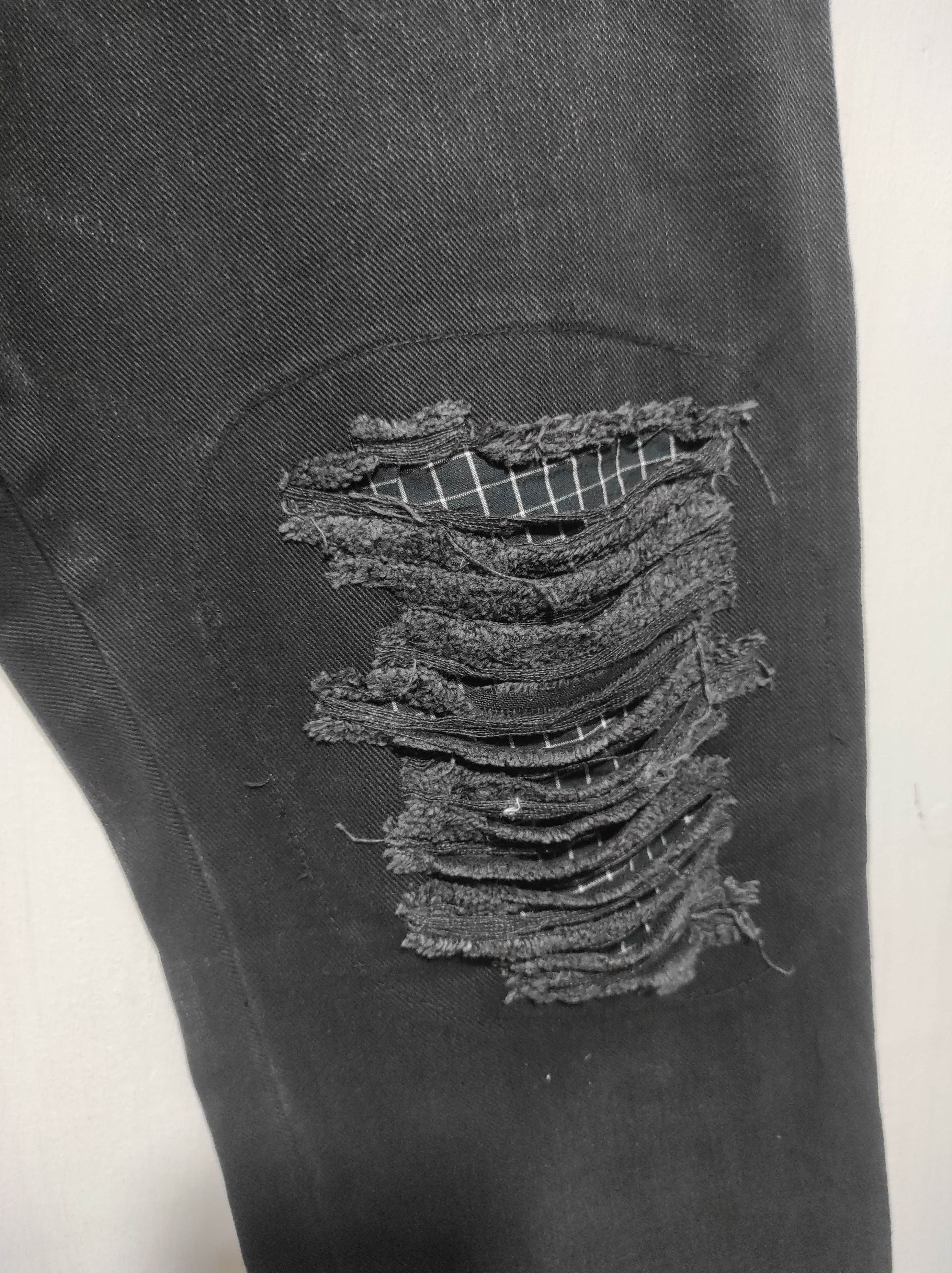 If Six Was Nine Algonquins Punk Multizipper Distressed Jeans Pants Size US 29 - 8 Thumbnail