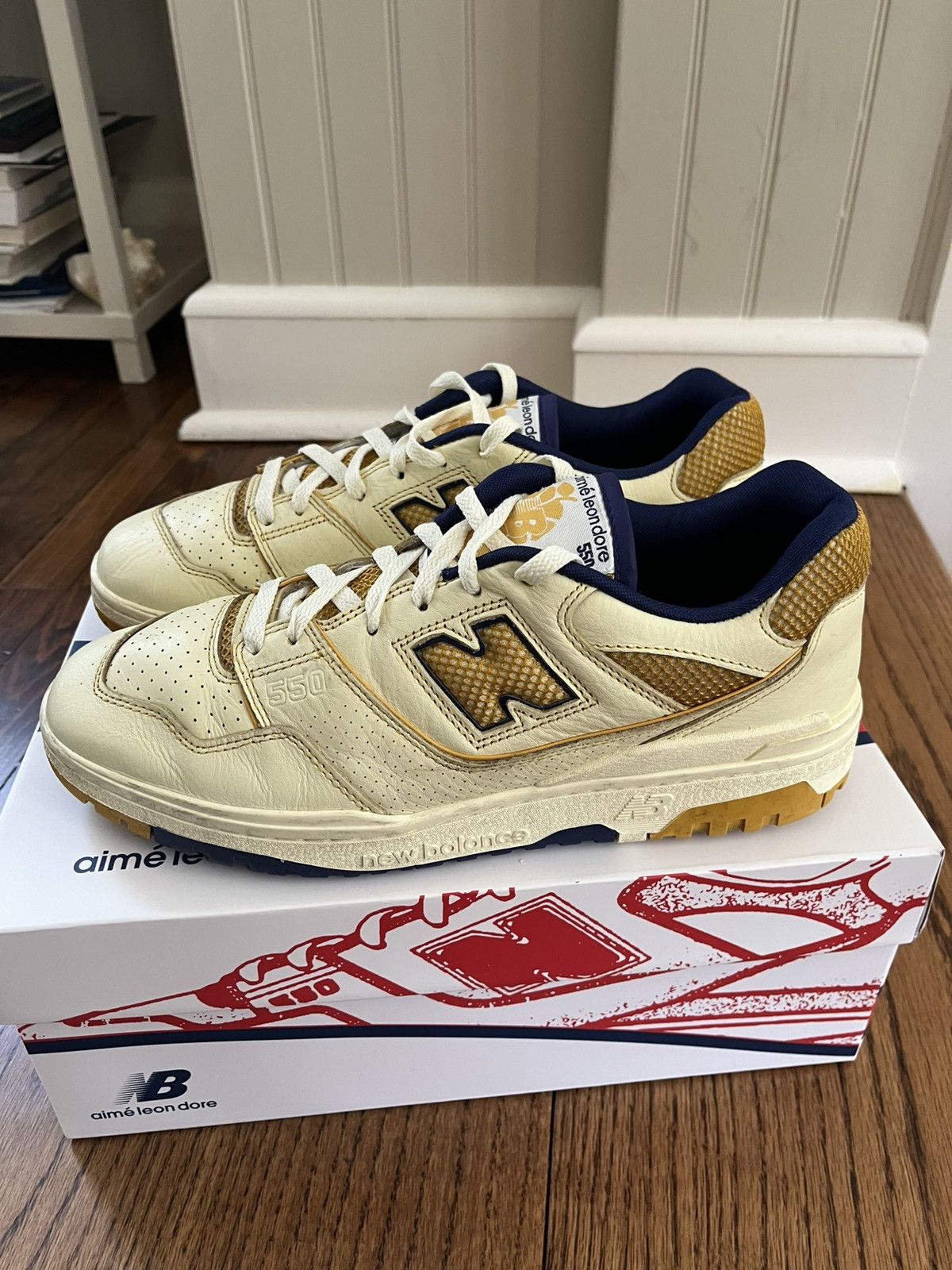 Aime Leon Dore × New Balance New Balance 550 Amie Leon Dore Size US 12 / EU 45 - 1 Thumbnail