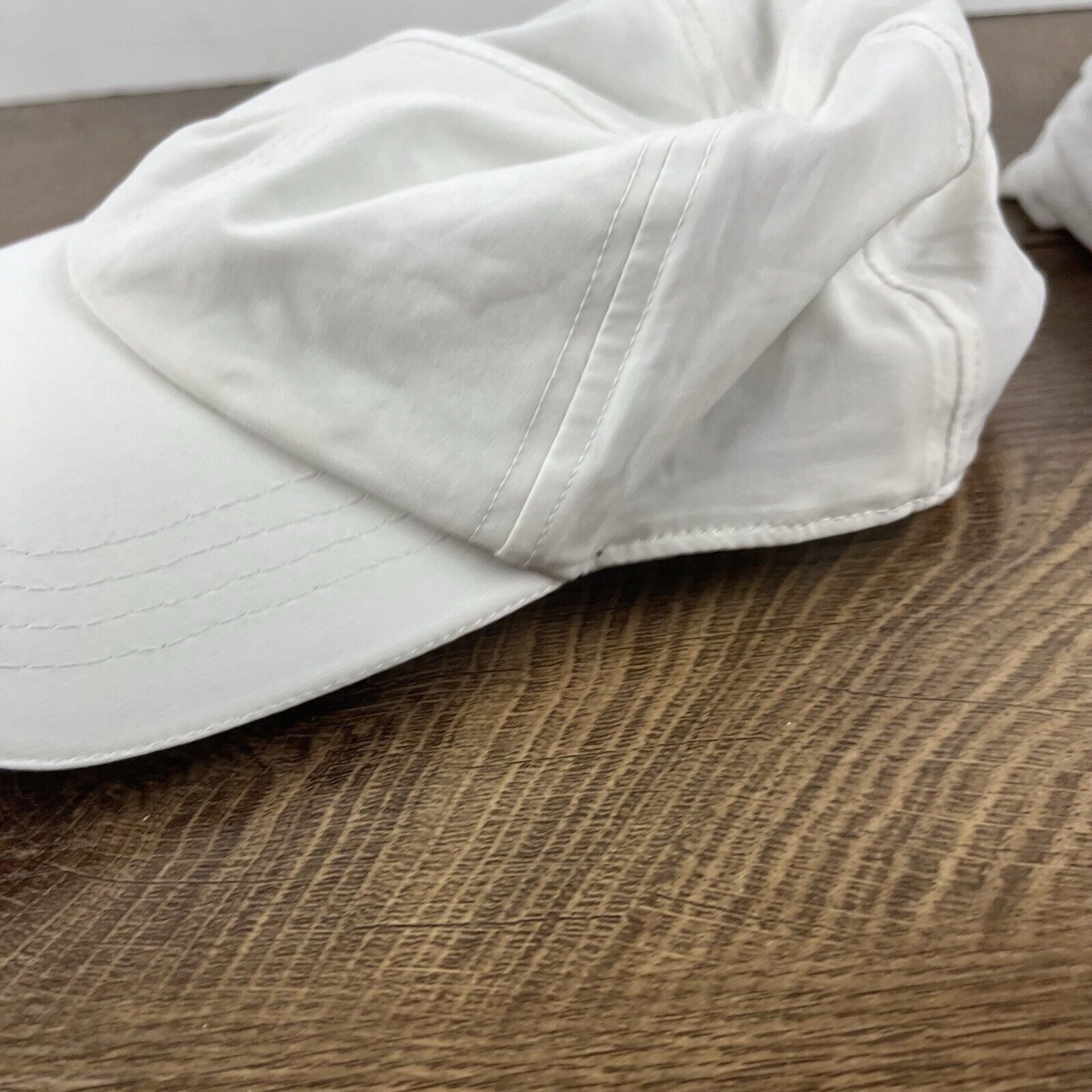 Other Adult Running Hat White Athletic Hat White Cap Hat Adjustabl Size ONE SIZE - 7 Thumbnail