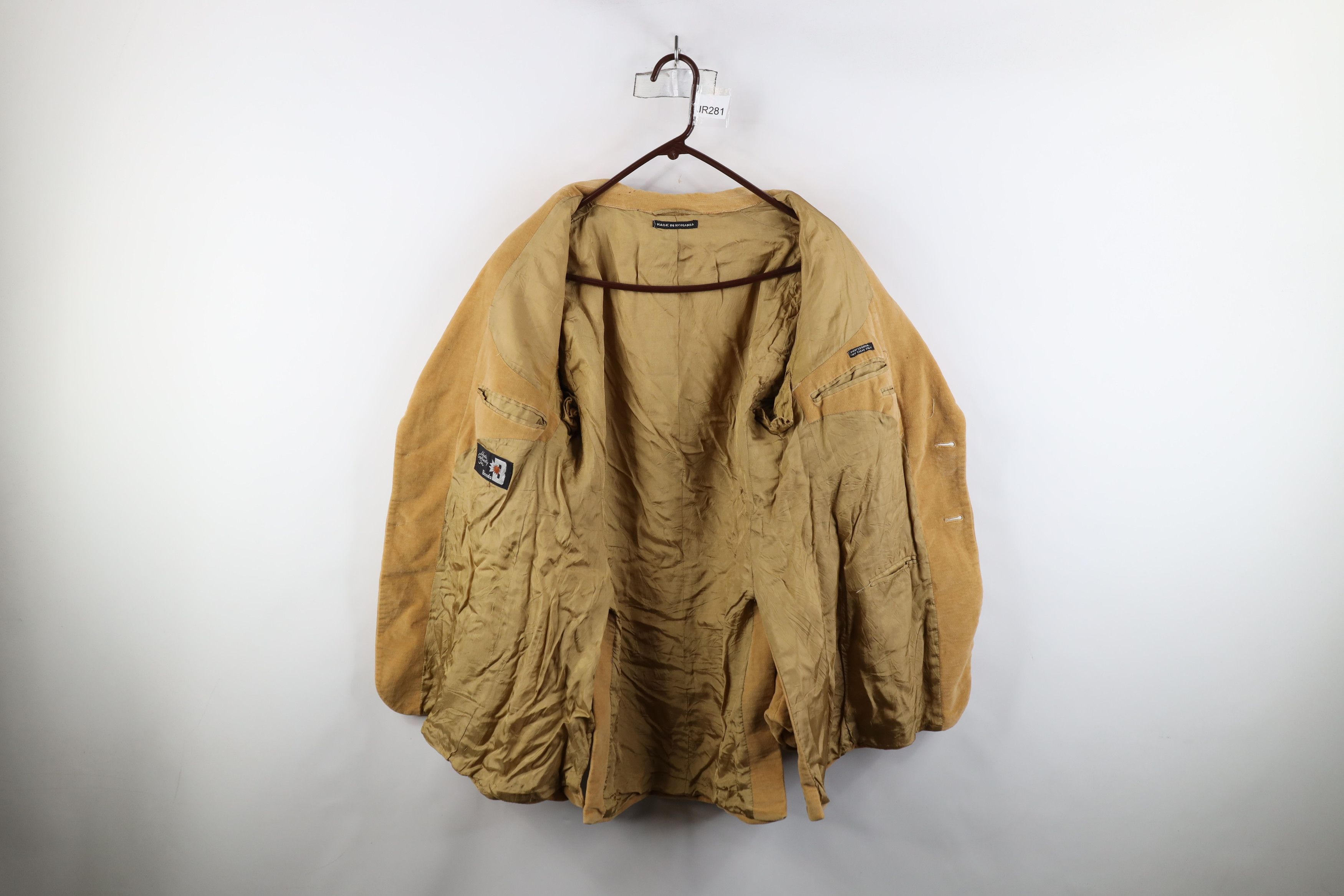 Vintage Vintage 60s 70s Streetwear Button Velour Suit Blazer Jacket Size US XL / EU 56 / 4 - 10 Thumbnail
