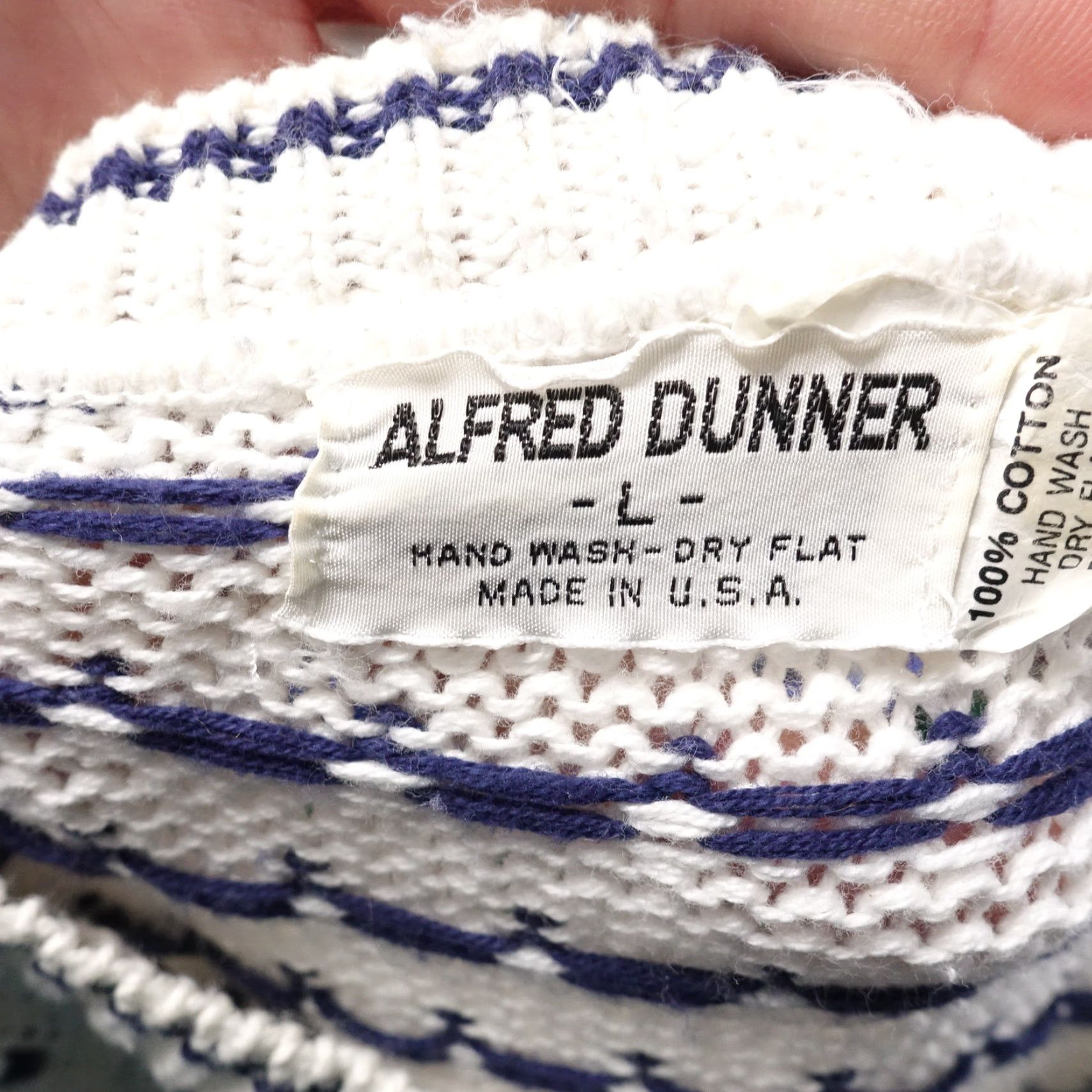 Vintage VINTAGE Alfred Dunner Women's Short Sleeve Floral Sweater L White Made in USA Casual Size L / US 10 / IT 46 - 6 Thumbnail