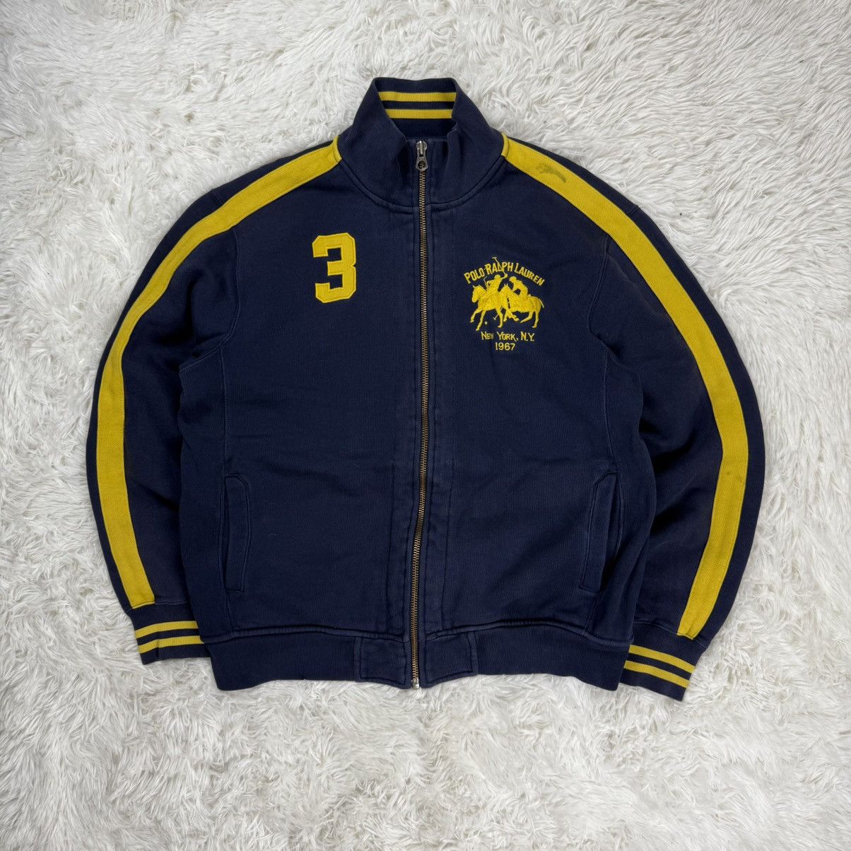 RRL Ralph Lauren Polo Ralph Lauren Club Vintage Zip Hoodie L 00S Streetwear Size US L / EU 52-54 / 3 - 1 Thumbnail
