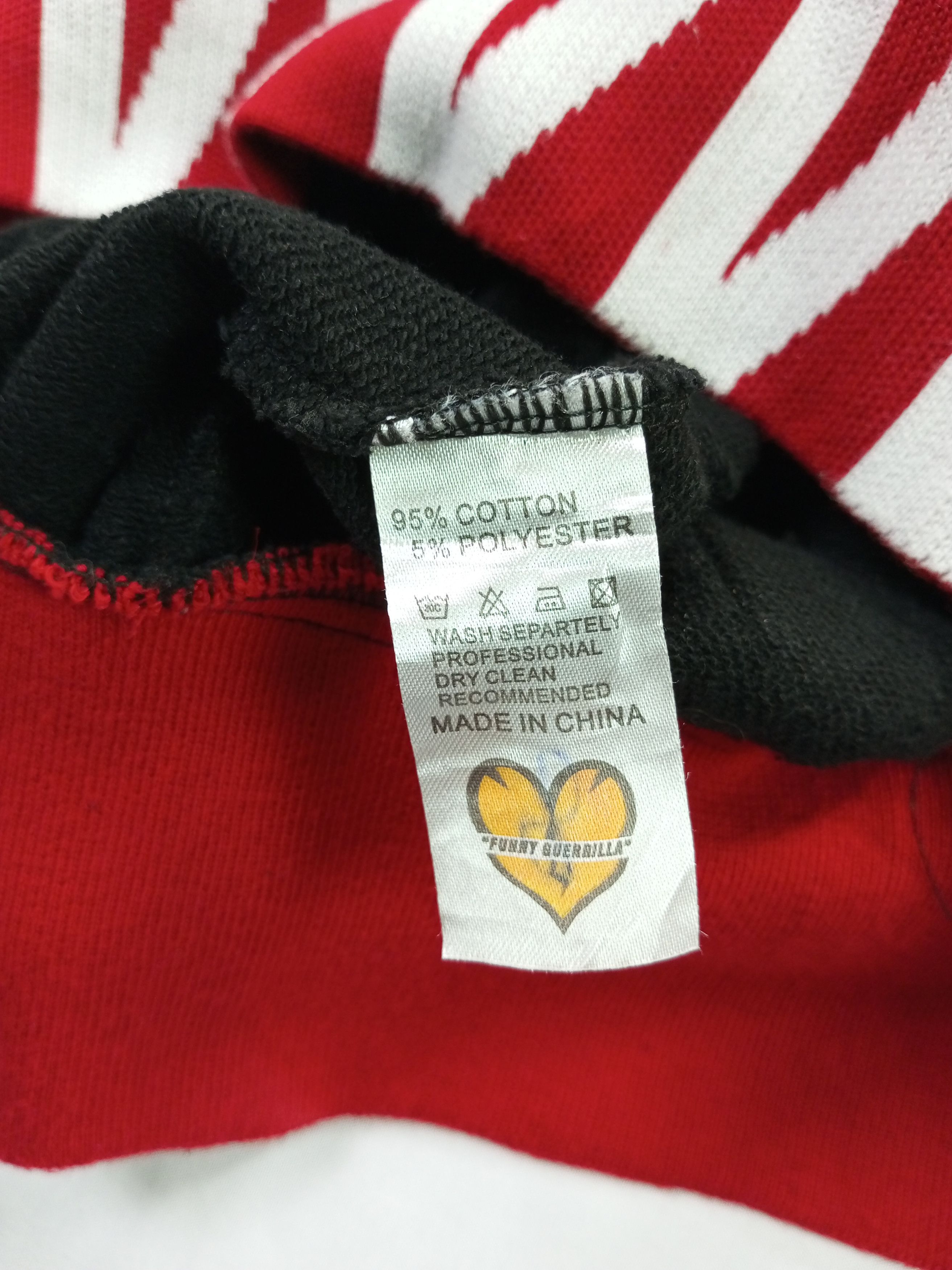 If Six Was Nine × Japanese Brand JAPANESE VKEI STYLE " FUNNY GUERRILLA" PUNK STYLE HOODIE Size US M / EU 48-50 / 2 - 6 Thumbnail