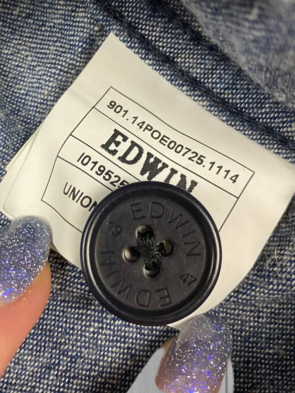 Edwin Mens Long Sleeve Edwin Hawaii OVERSHIRT Shirt Button Up Size US M / EU 48-50 / 2 - 7 Thumbnail