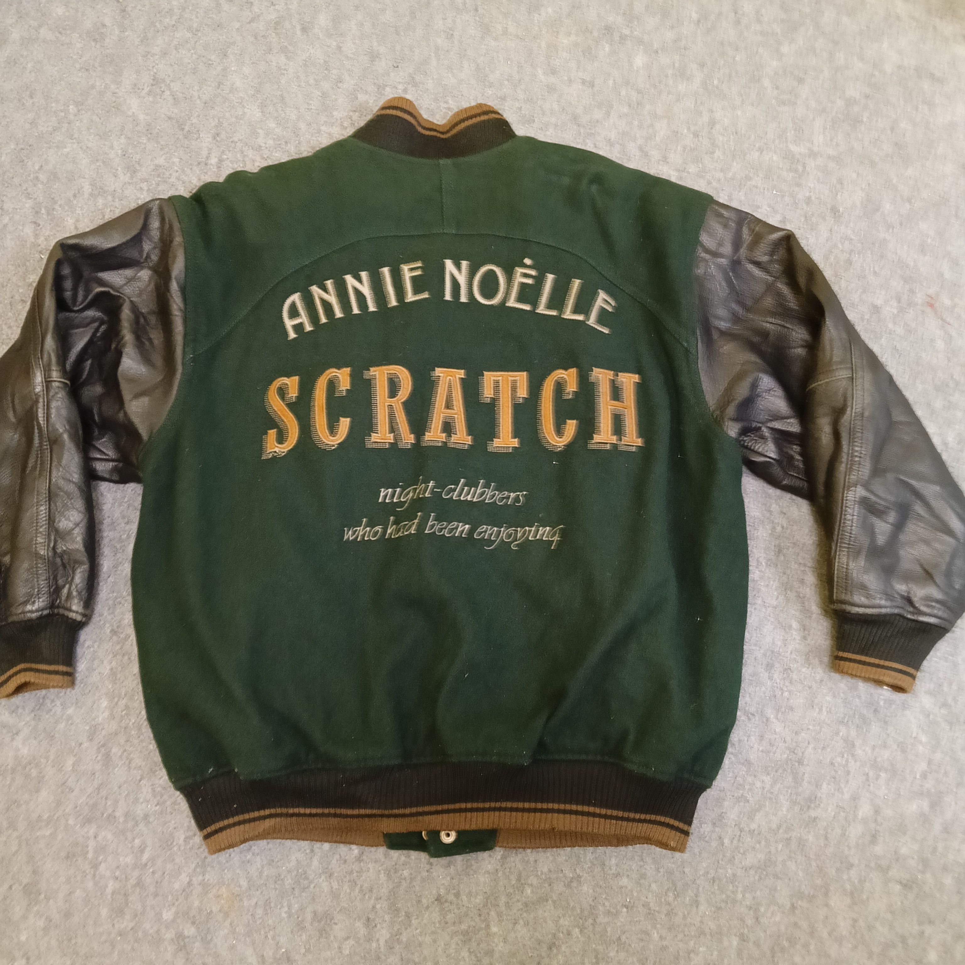 Vintage VINTAGE VARCITY ANNIE NOELLE SCRATH JACKET SIZE XXL Size US XXL / EU 58 / 5 - 7 Thumbnail