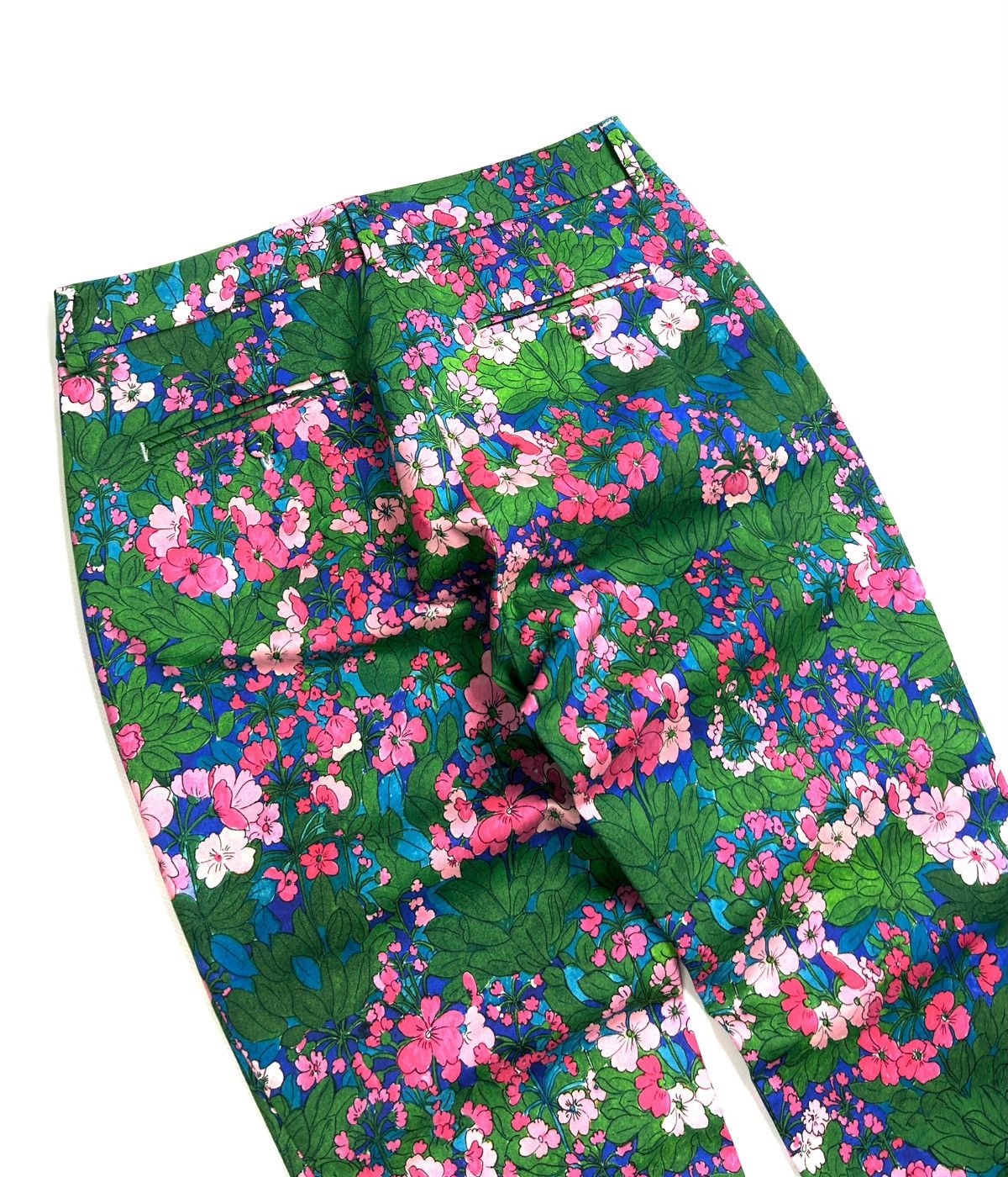 Weekend Max Mara rare Weekend Max Mara Floral Print Pants Cropped Trousers S Size 28" / US 6 / IT 42 - 10 Thumbnail
