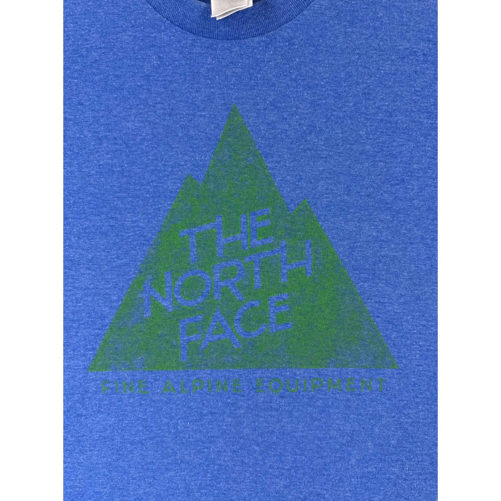 The North Face The North Face Shirt Men L Blue Short Sleeve Crew Neck Mountain Logo Alpine Size US L / EU 52-54 / 3 - 6 Thumbnail