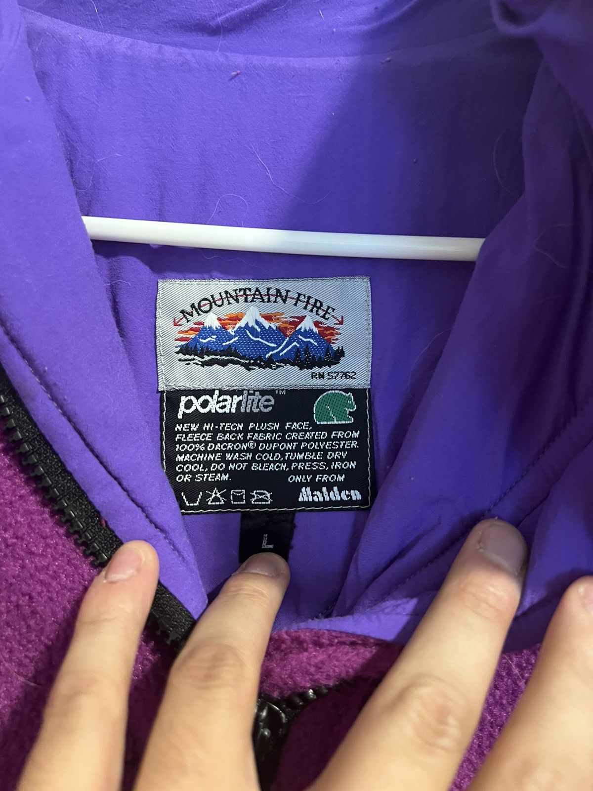Vintage Vintage 90s mountain fire polarlite jacket Size US XL / EU 56 / 4 - 4 Thumbnail