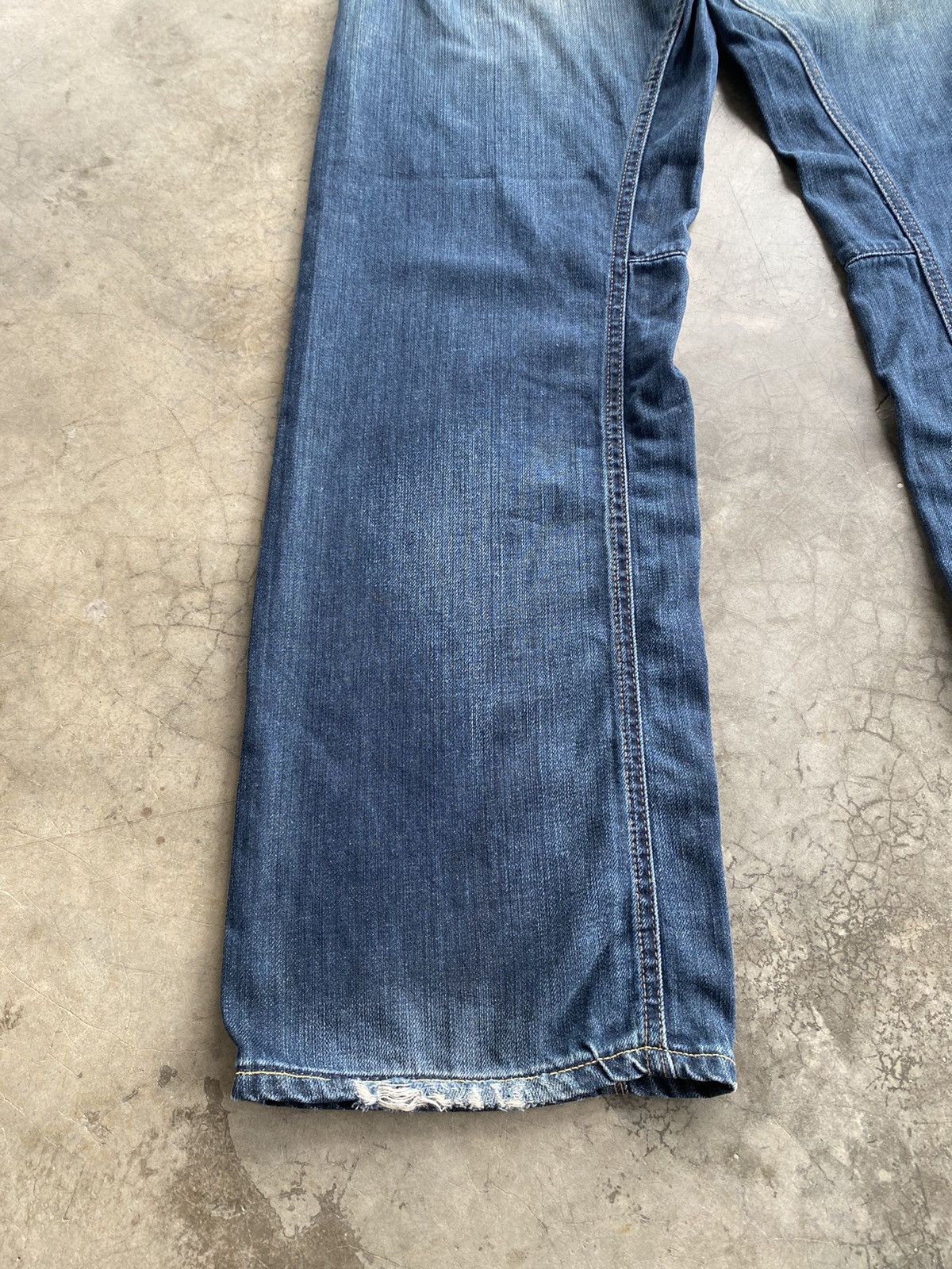 Evisu × Momotaro Jeans × Pepe Jeans Baggy Jeans Pepe London Wash Blue p112 Size US 32 / EU 48 - 2 Thumbnail