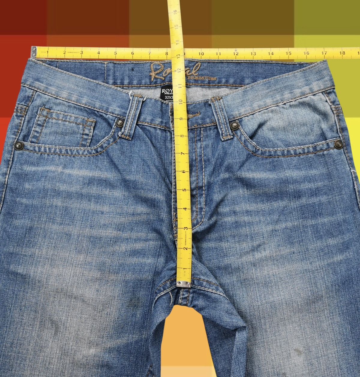 Vintage Royal Premium Y2K Flare Denim Size US 34 / EU 50 - 6 Thumbnail