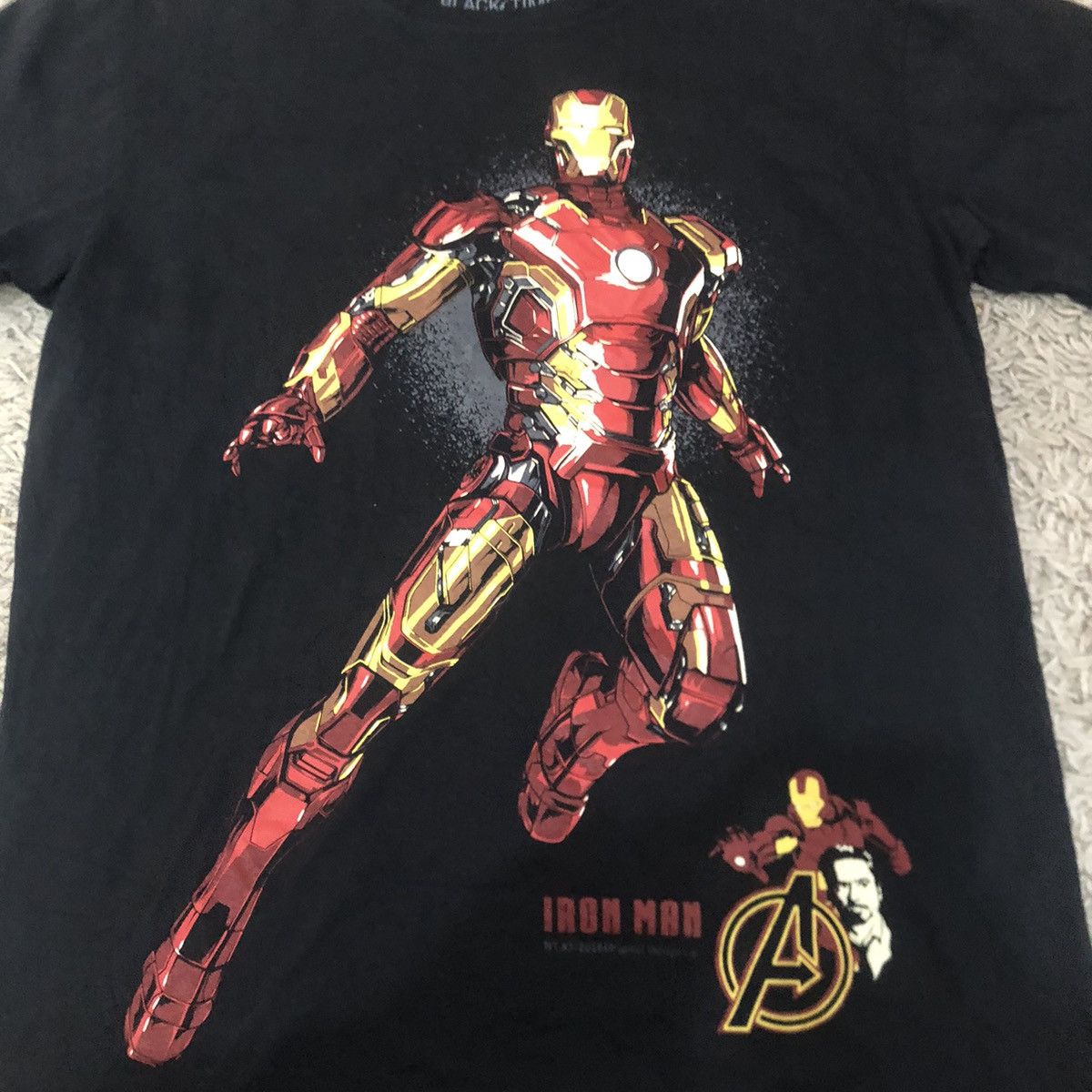 Marvel Comics Iron Man Big Print original black t shirt Size US L / EU 52-54 / 3 - 3 Thumbnail