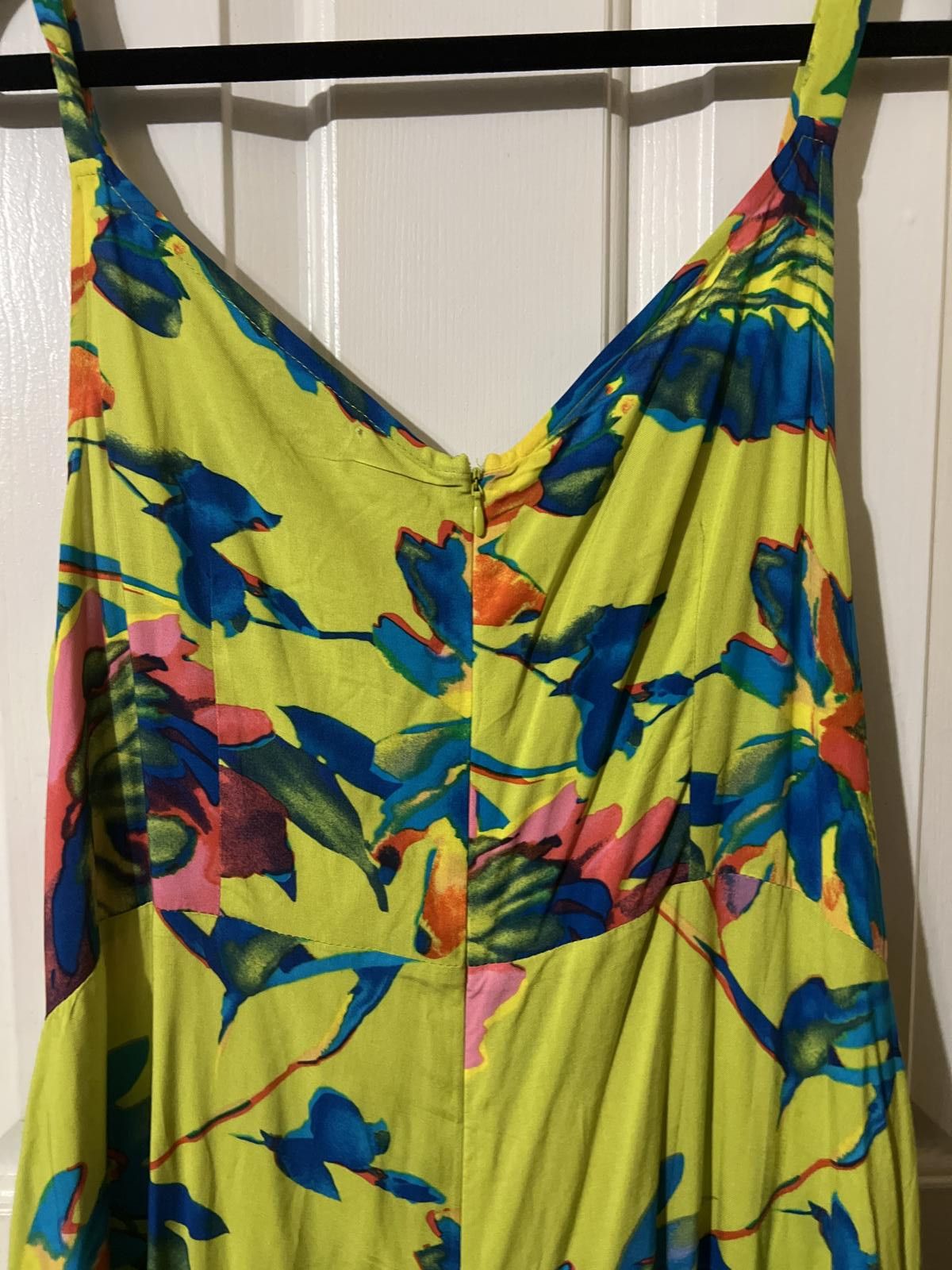 Other By street Floral Print Sleeveless Jumpsuit with Tie Waist 1X Size 40" / US 18 - 6 Thumbnail