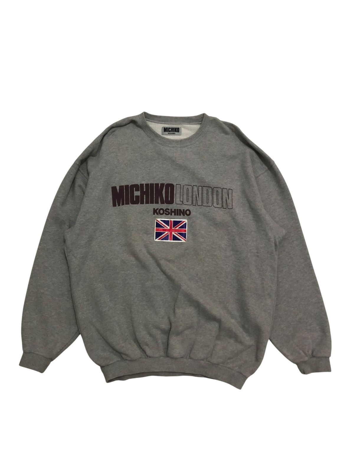 Michiko Koshino London Michiko Koshiko London Spell Out Sweatshirt Size US L / EU 52-54 / 3 - 1 Thumbnail