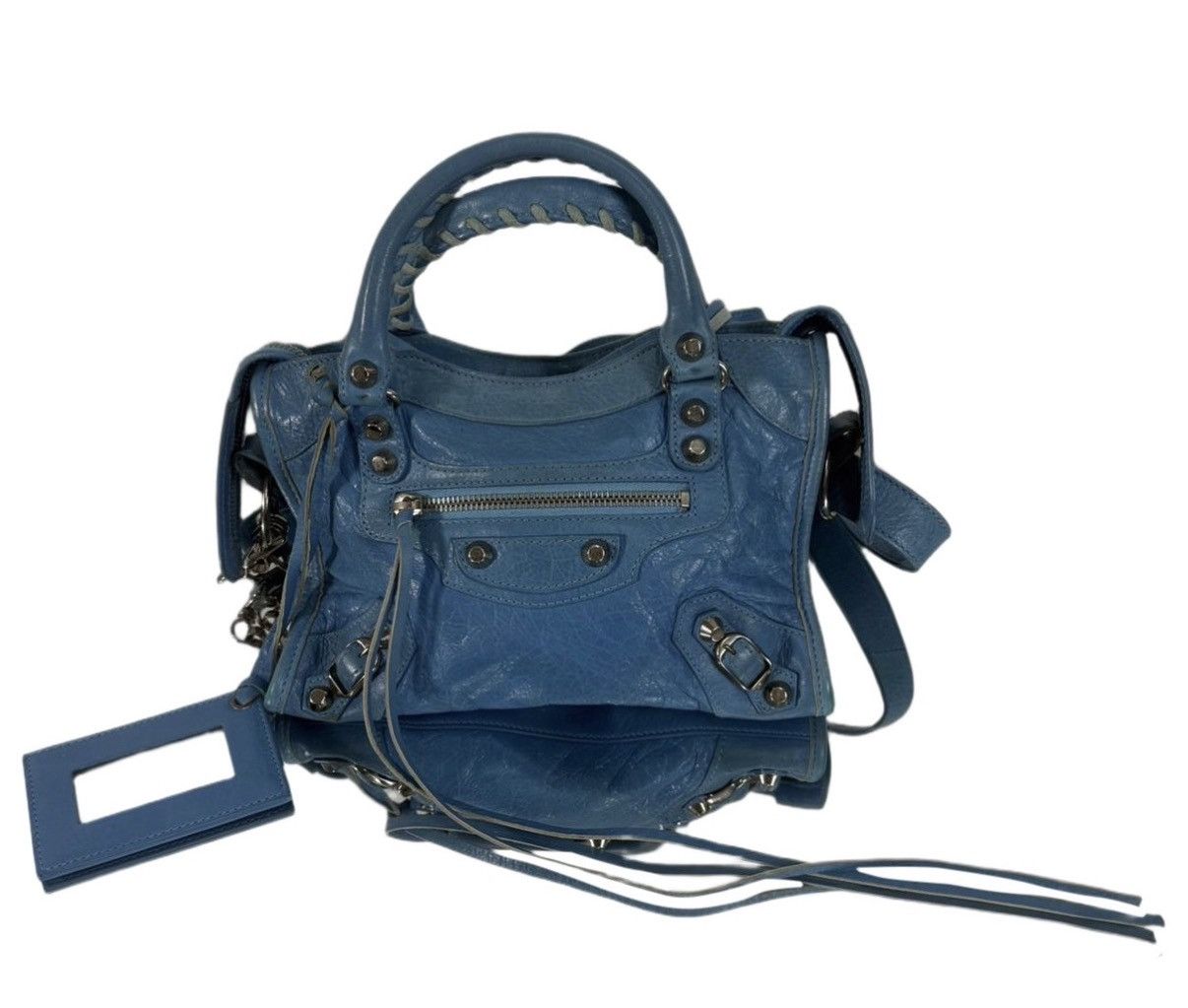 Balenciaga Balenciaga Mini City Turquoise Size ONE SIZE - 1 Thumbnail