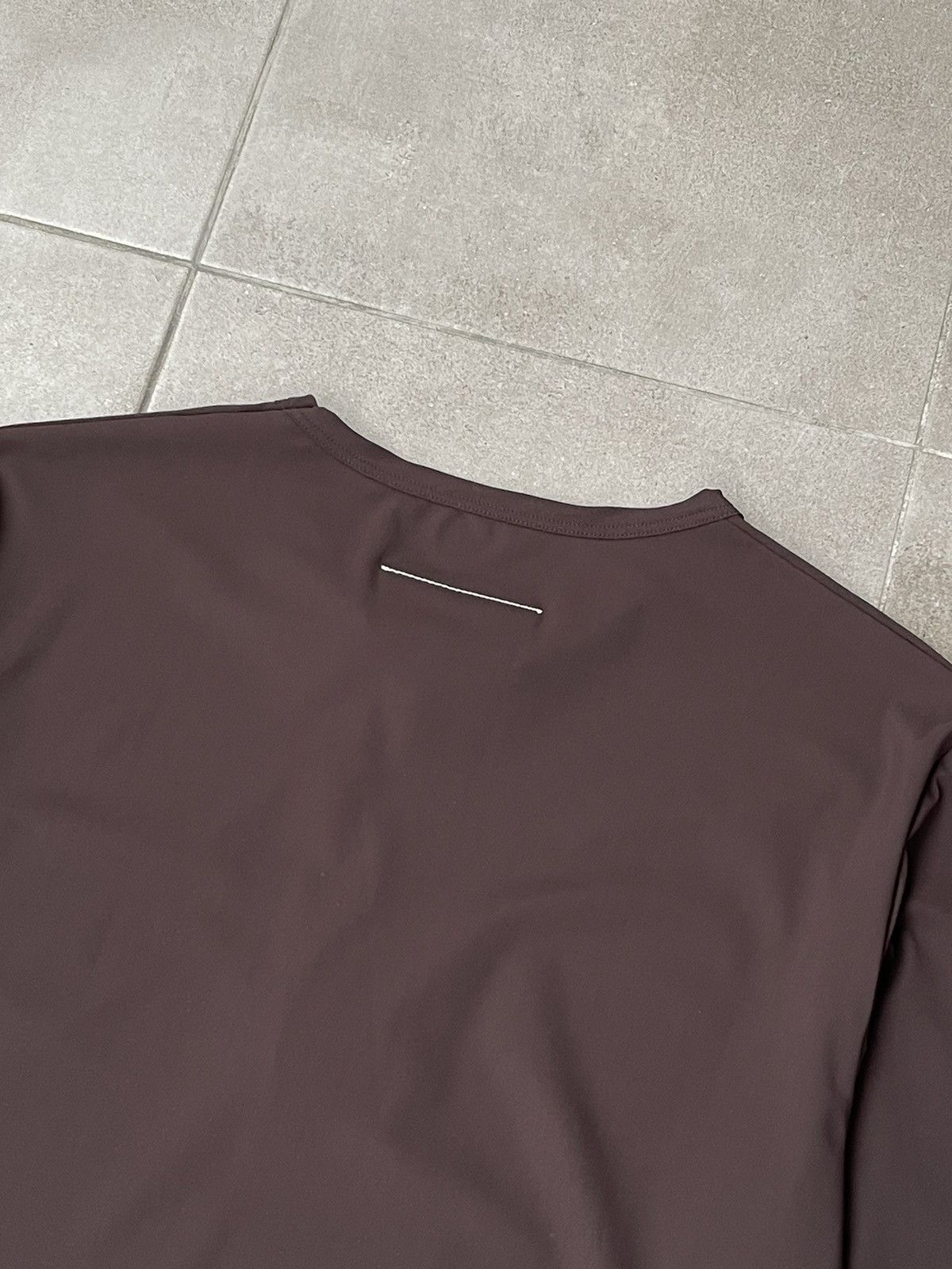 Maison Margiela !DS! SS23 Maison Margiela Printed Logo Chocolate Long Sleeve Size US M / EU 48-50 / 2 - 18 Thumbnail