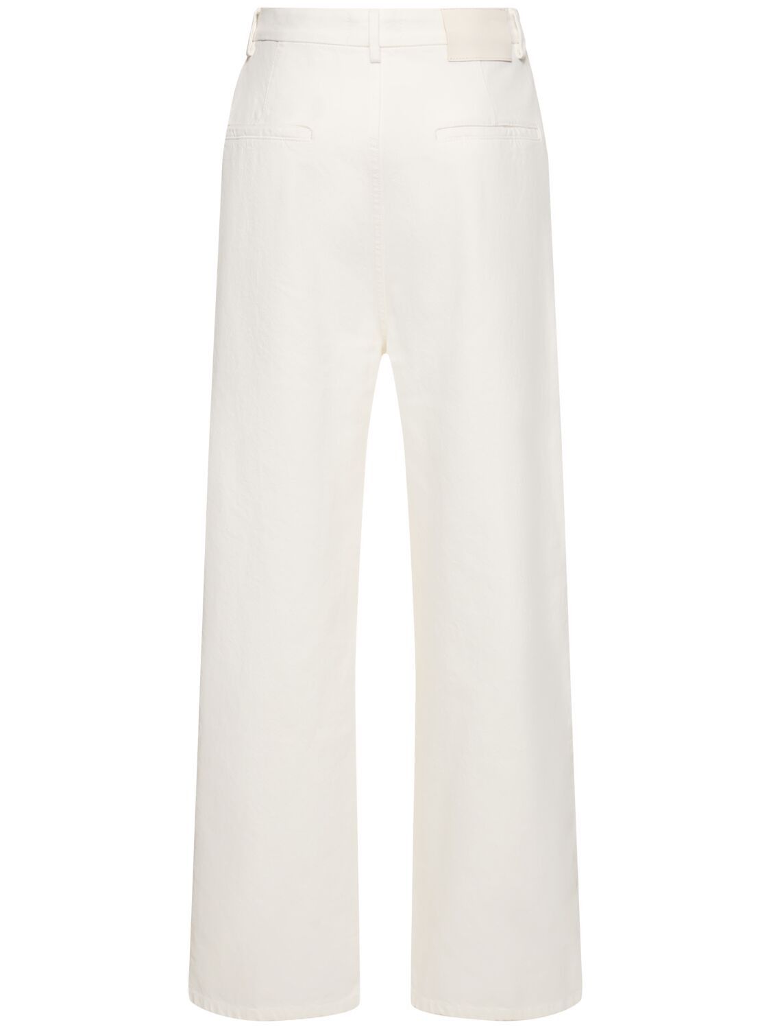 Loulou de Saison o1s22i1n1024 Attu Oversized Jeans in White Size 28" / US 6 / IT 42 - 5 Thumbnail