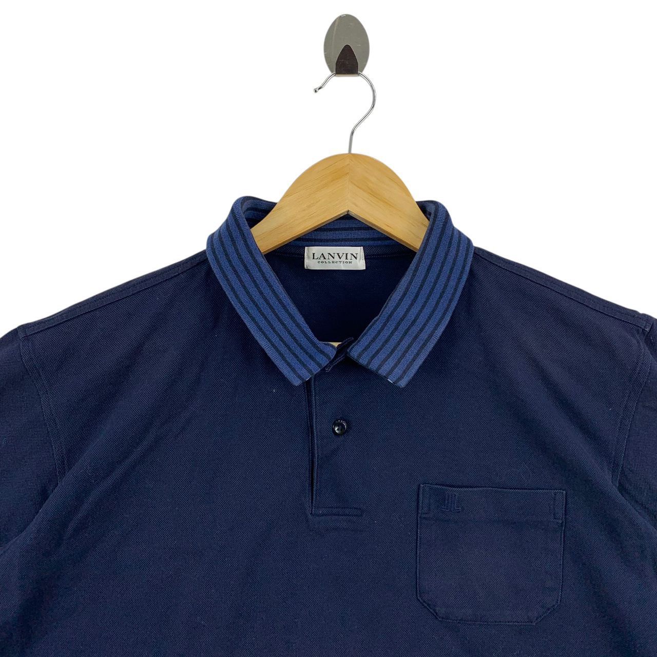 Designer × Lanvin × Vintage Vintage LANVIN pocket polo tee Size US L / EU 52-54 / 3 - 2 Thumbnail