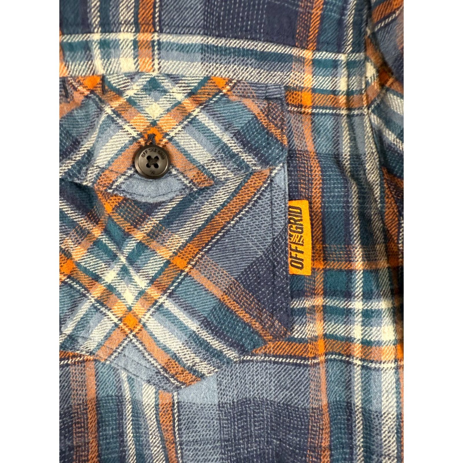 Vintage Off The Grid Shirt Mens L Blue Plaid Destroyer Flannel Button-Up Outdoor Adventure Pockets Shirt Mens L Blue Plaid Destroyer Flannel Button-Up Size US L / EU 52-54 / 3 - 5 Thumbnail