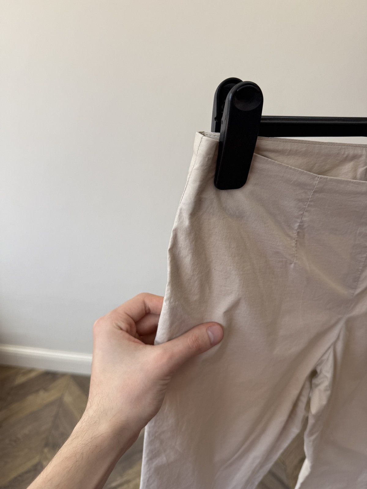 Other Vintage ROSSO35 Genova Beige Cotton Stretch Pants Women’s Size 28" / US 6 / IT 42 - 5 Thumbnail