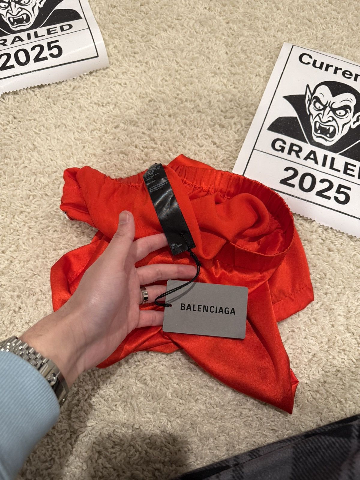 Balenciaga Balenciaga Silk Boxers Size 32 - 6 Thumbnail