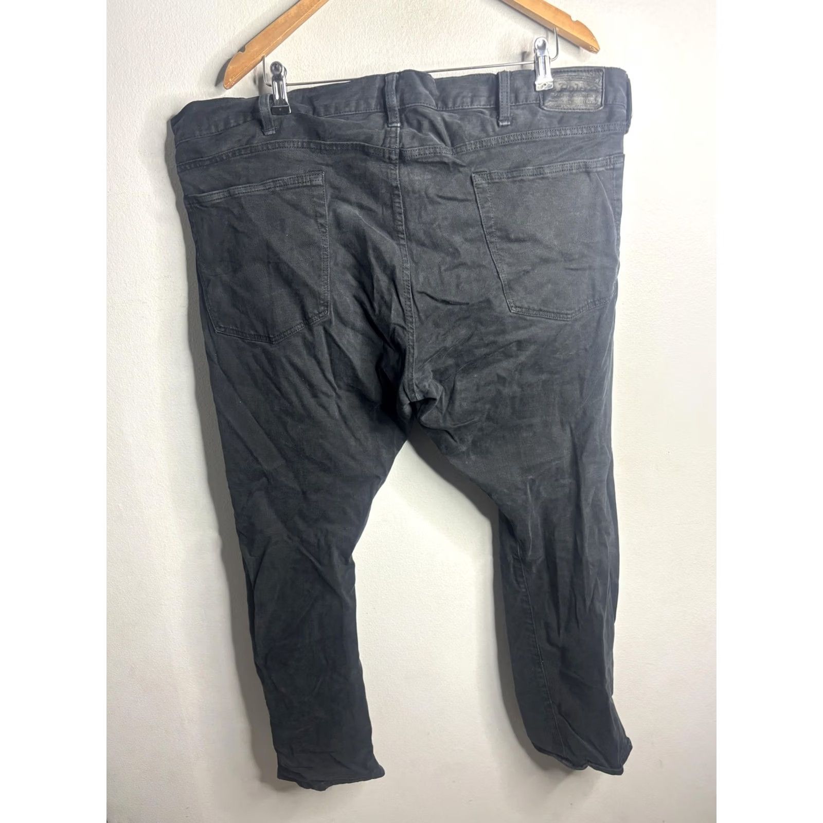 Polo Ralph Lauren Polo Ralph Lauren Jeans Mens 42 Relaxed Straight Black Denim 5-Pocket Zip Fly 30in Inseam Men’s Straight Leg Stylish Casual Wear Big & Tall Size US XL / EU 56 / 4 - 4 Thumbnail