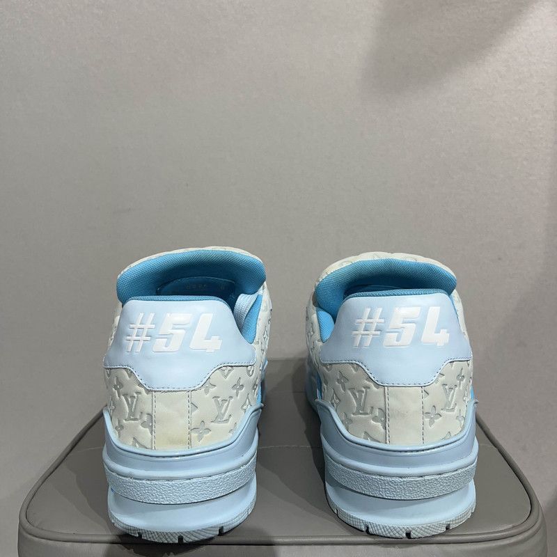 Louis Vuitton Tyler x Louis Vuitton Blue Low Top Trainers -2508 Size US 8.5 / EU 41-42 - 2 Thumbnail