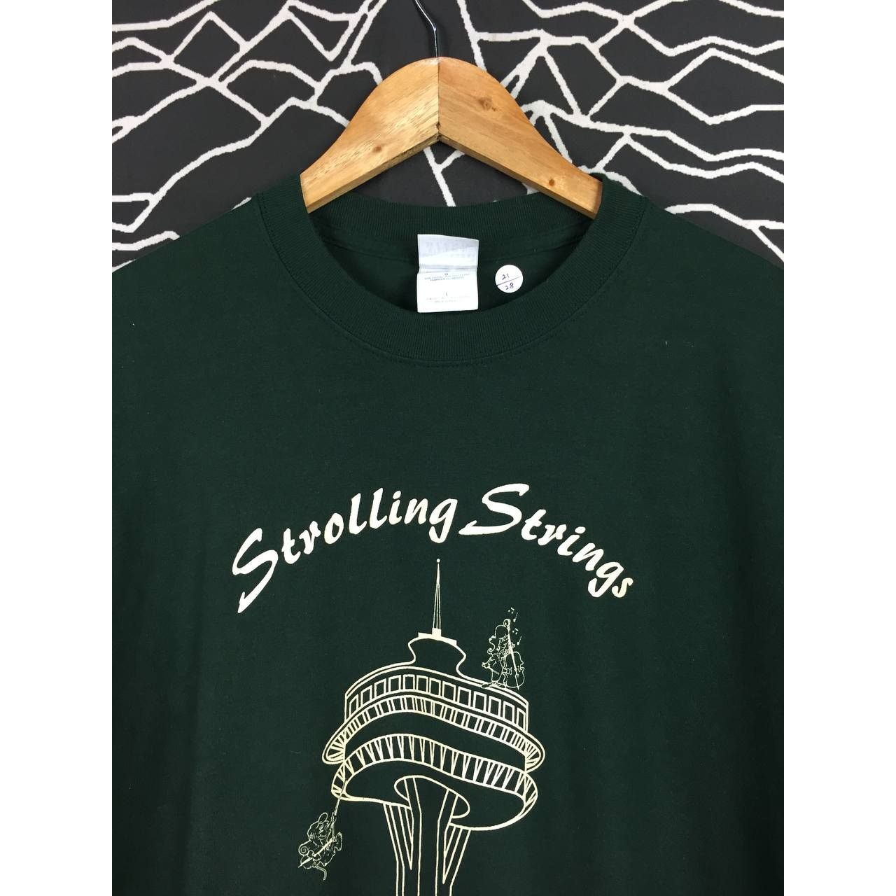 Gildan × Vintage Vtg 50/50 Strolling Strings Orchestra Tour Seattle 2002 Tee Size US L / EU 52-54 / 3 - 3 Thumbnail