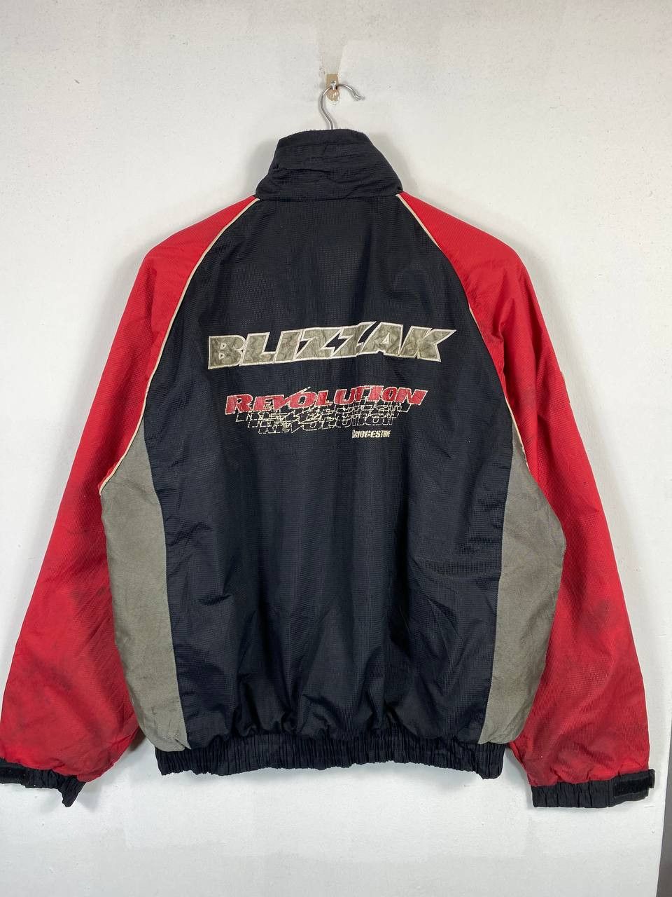 Japanese Brand blizzak bridgestone jacket oil stain Size US XL / EU 56 / 4 - 11 Thumbnail