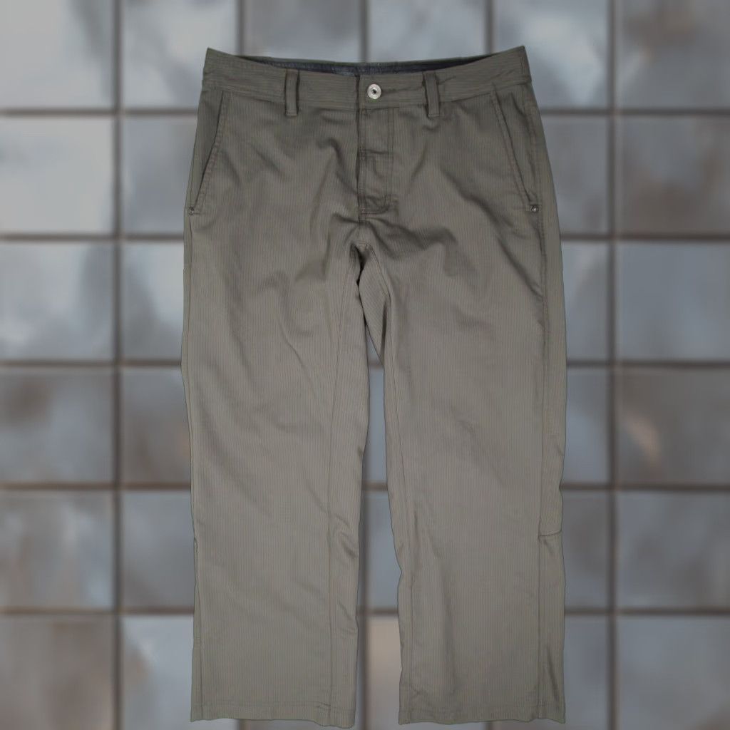 Lululemon Lululemon Athletica Pants Men 32 Gray Classic Chino Flat Front Casual Workwear 32x27 Mid Rise Nylon Blend Logo Stripe Shirt? Size US 32 / EU 48 - 1 Thumbnail