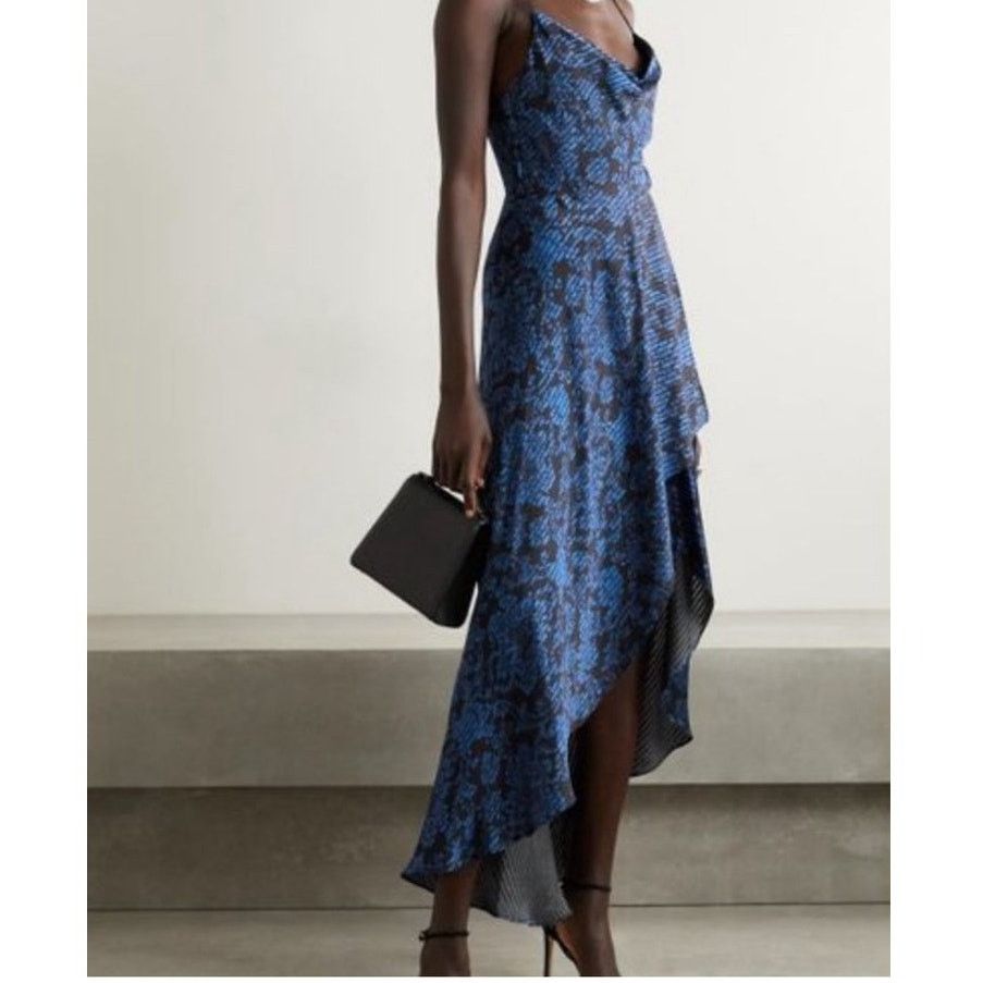 Alice + Olivia Alice + Olivia Christina Dress Size 6 dramatic blue black Size M / US 6-8 / IT 42-44 - 1 Thumbnail