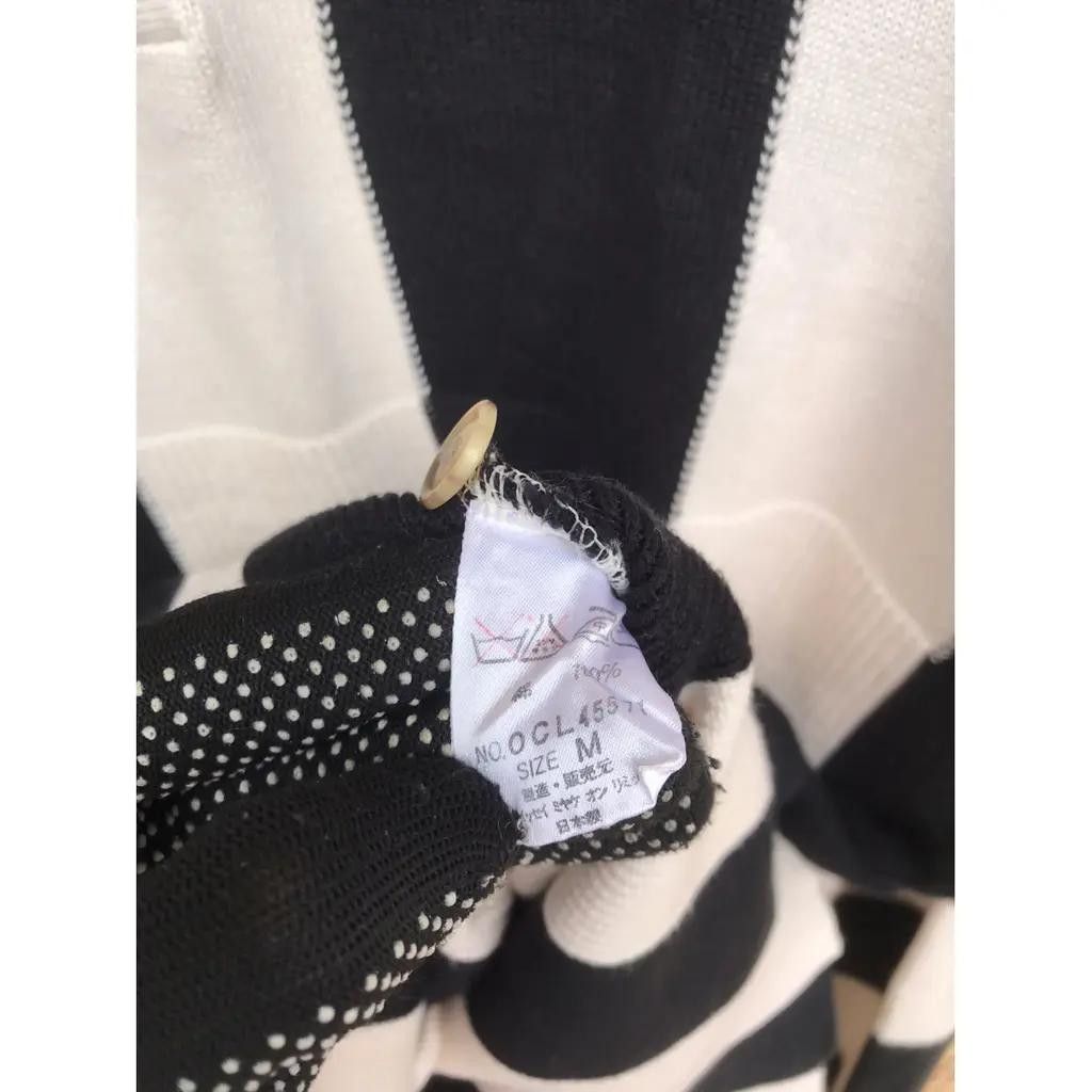 Issey Miyake RARE VINTAGE 90S ISSEY MIYAKE PRISONER ZEBRA STRIPED JUMPER Size US M / EU 48-50 / 2 - 8 Thumbnail