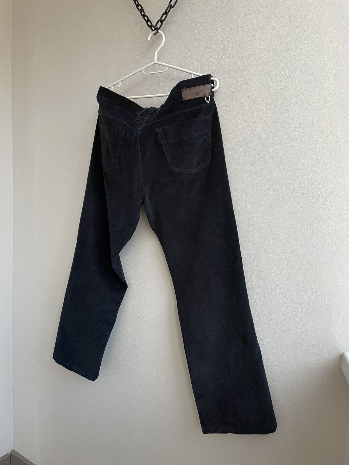 Gucci Gucci Vintage Velvet Black / Dark Blue Pants Jeans Size US 36 / EU 52 - 12 Thumbnail