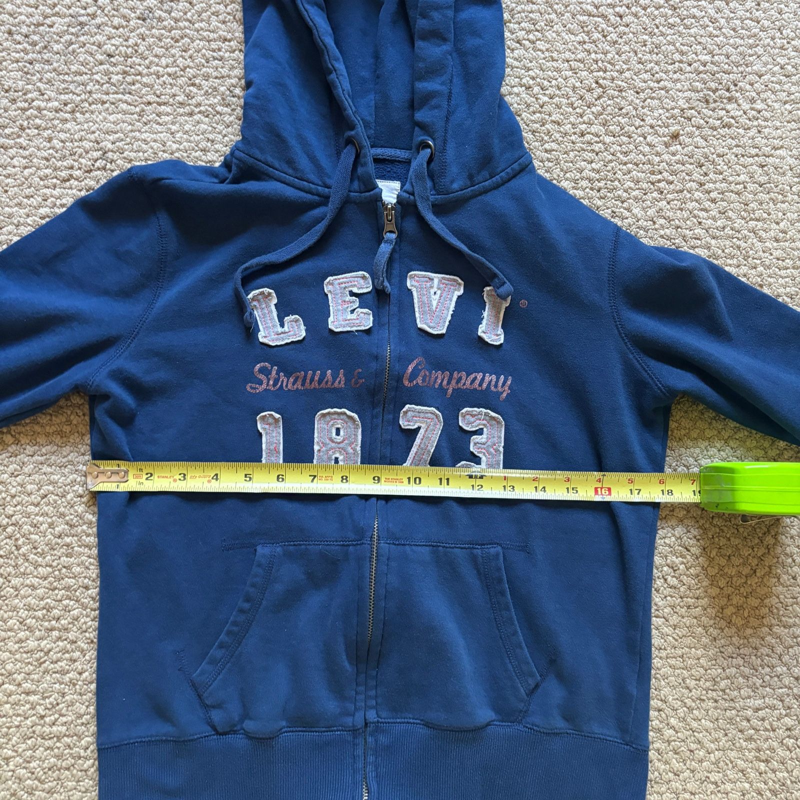Levi's y2k style levis zip up hoodie womens small Size S / US 4 / IT 40 - 5 Thumbnail