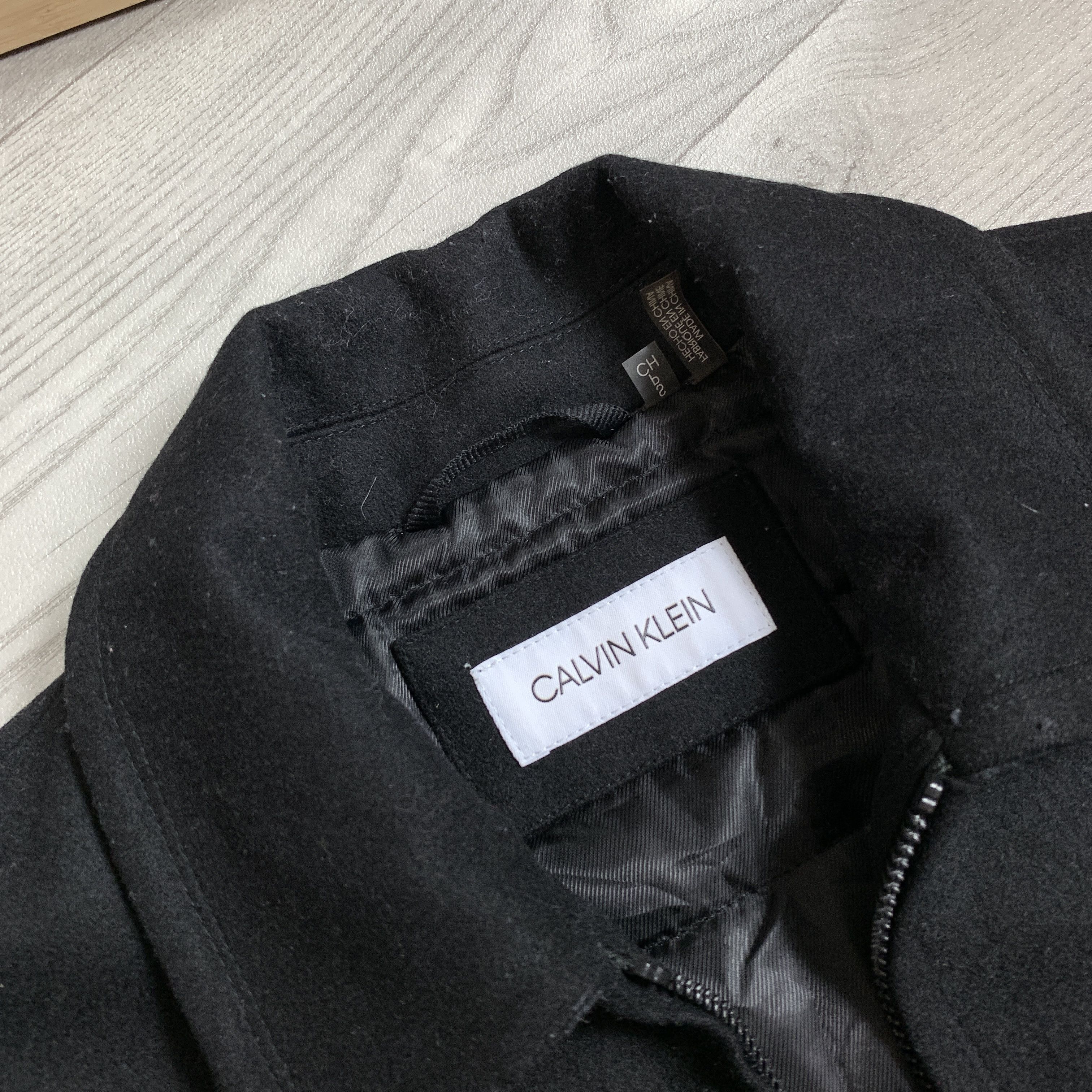 Calvin Klein Calvin Klein Black Wool With Filling Jacket Size US S / EU 44-46 / 1 - 4 Thumbnail