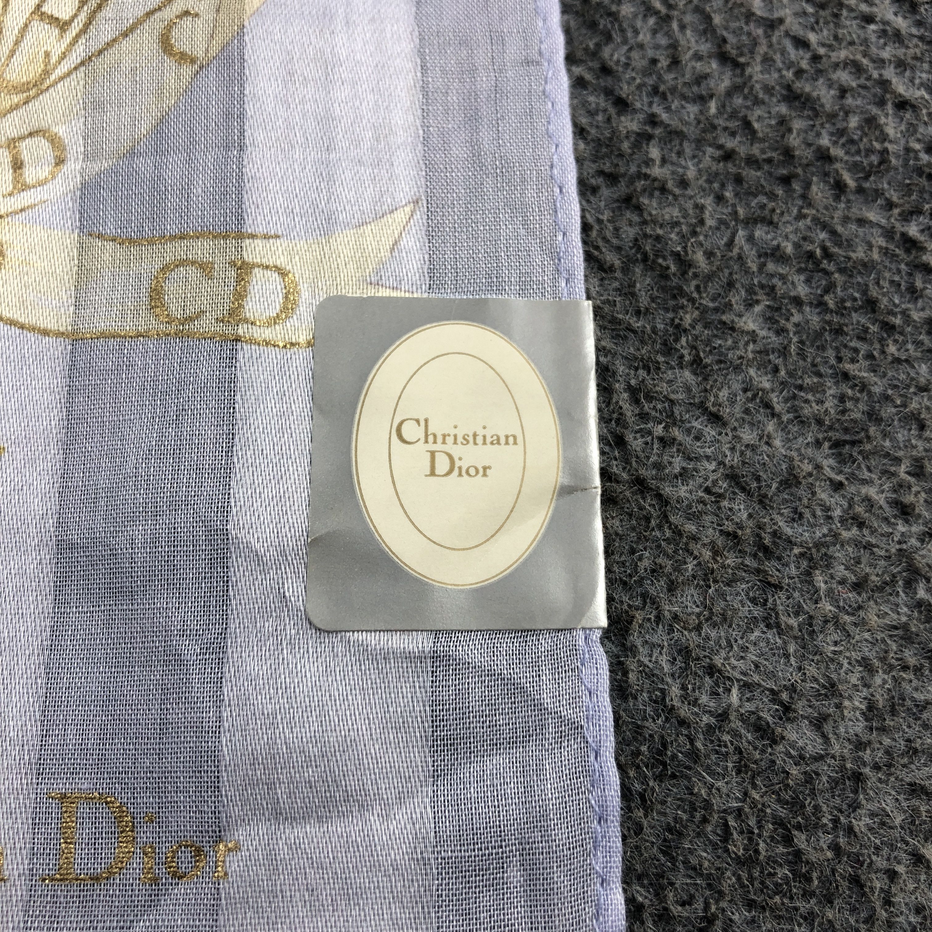 Christian Dior Monsieur Christian Dior Handkerchief Neckerchief Bandana H2722 Size ONE SIZE - 5 Thumbnail